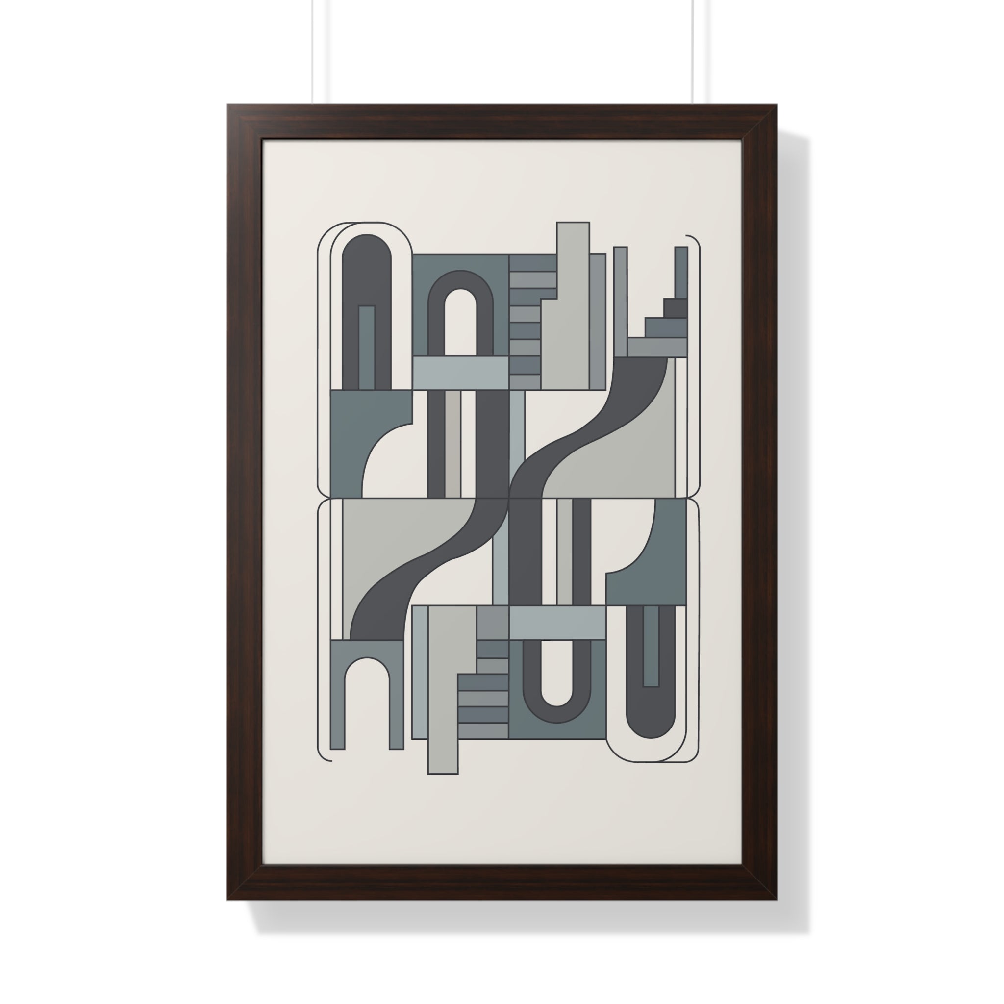 Architectural Geometry — Modern Minimalist Line Structure