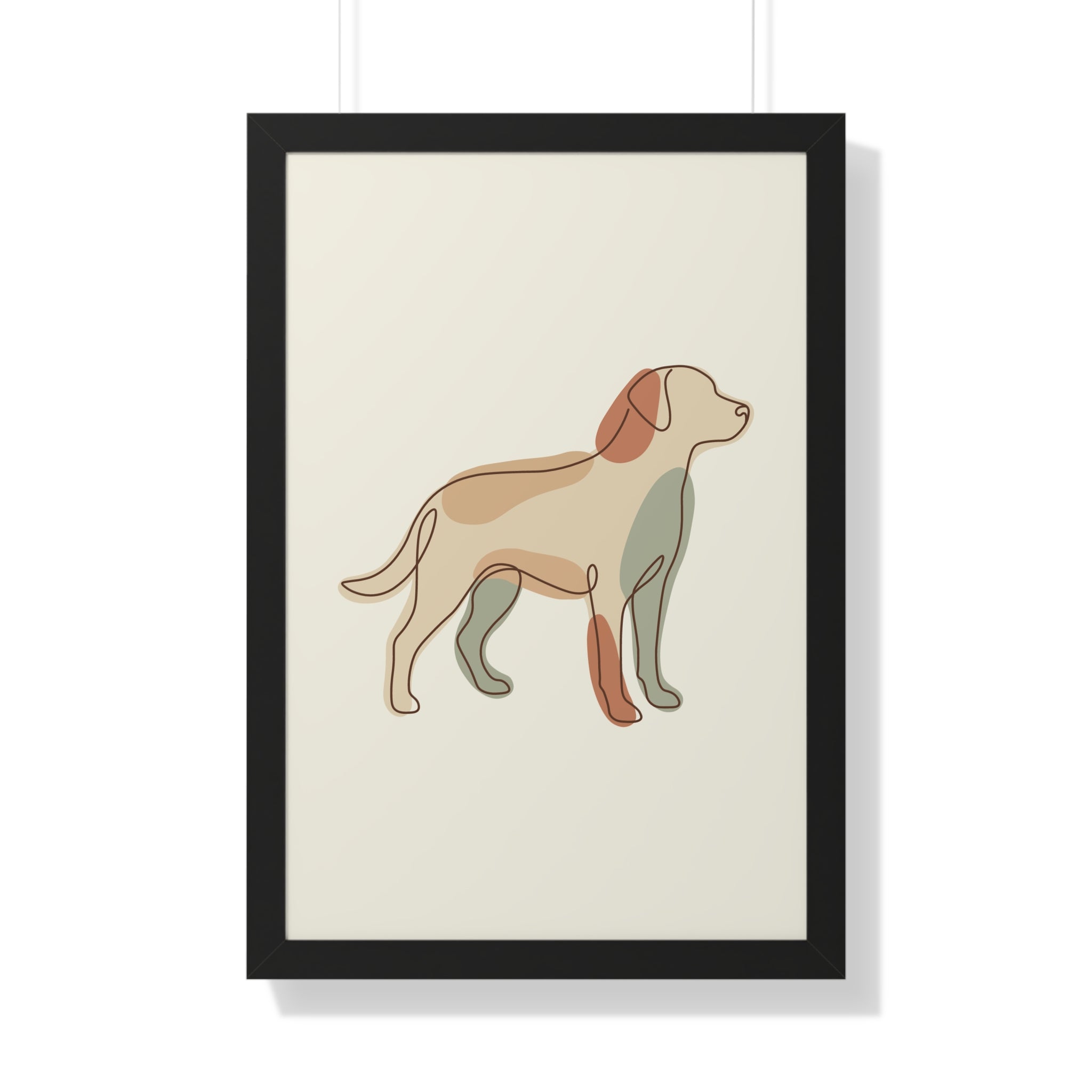 Gentle Companion — Wild & Minimal Dog Art