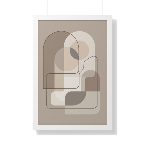 Geometric Harmony — Modern Abstract Line Art in Neutral Tones