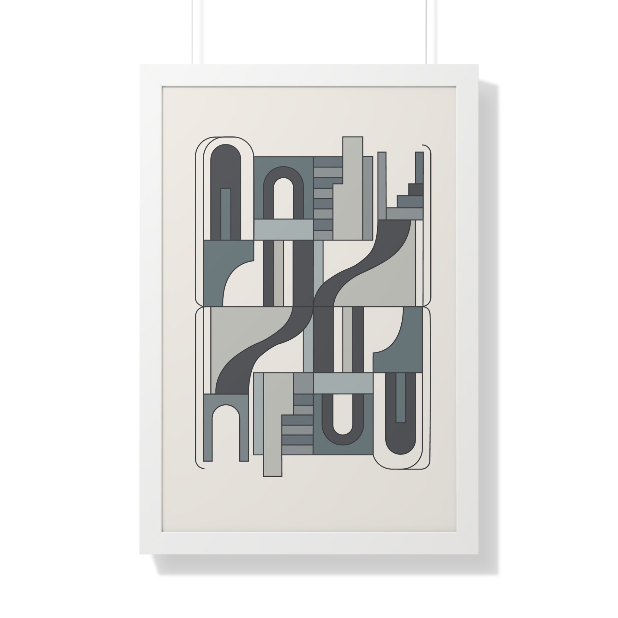 Architectural Geometry — Modern Minimalist Line Structure