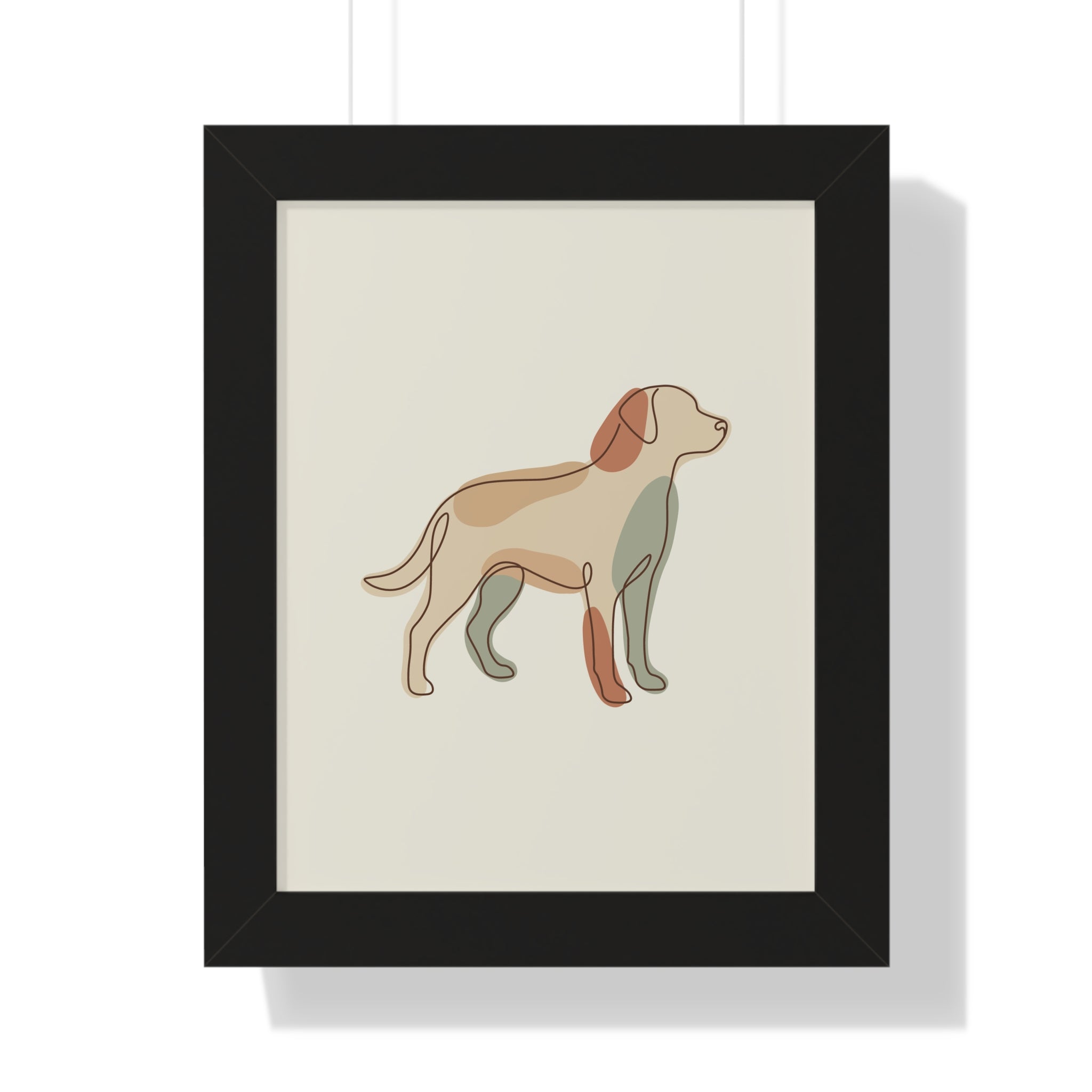 Gentle Companion — Wild & Minimal Dog Art