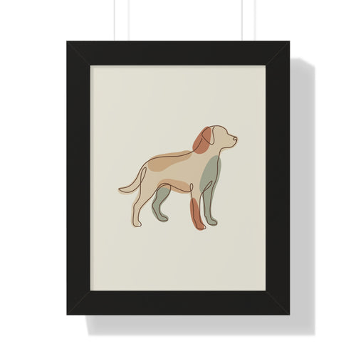 Gentle Companion — Wild & Minimal Dog Art