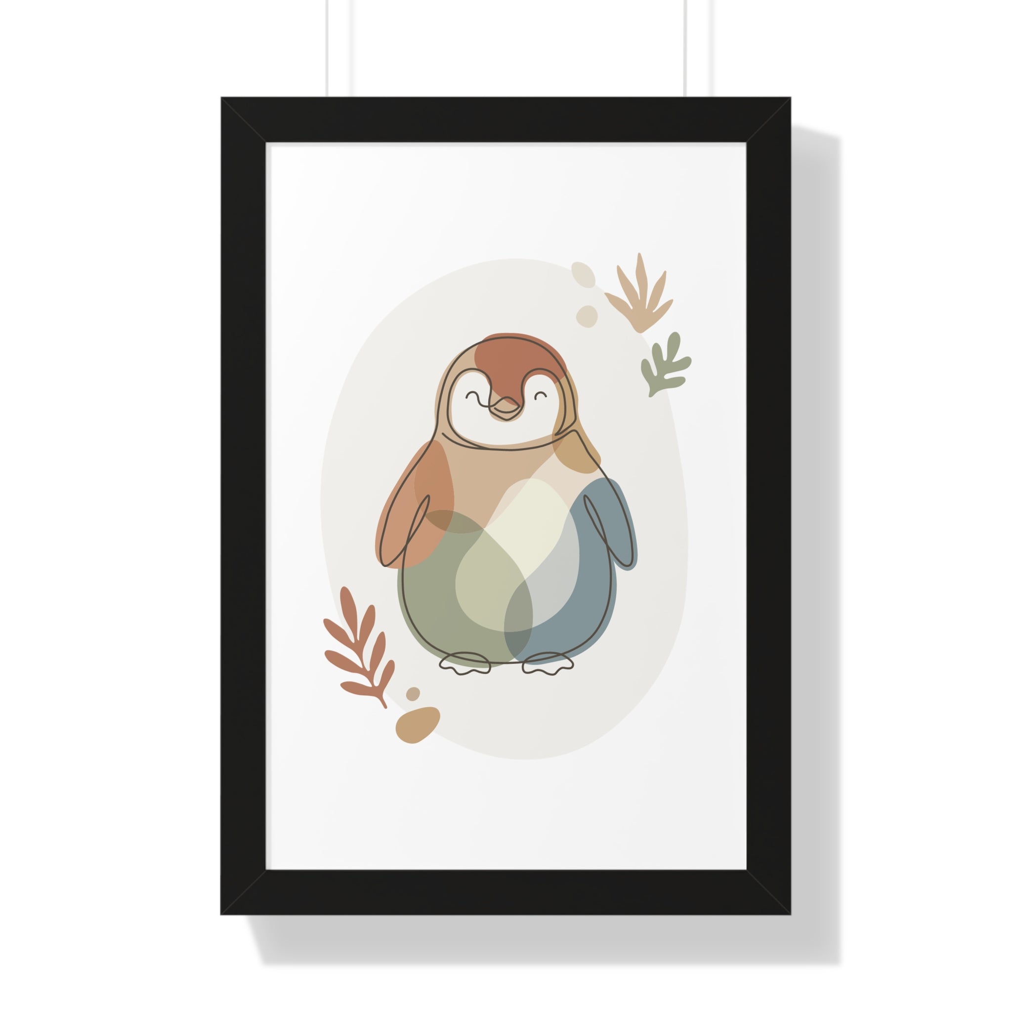 Little Cozy Penguin — Wild & Minimal Boho Art