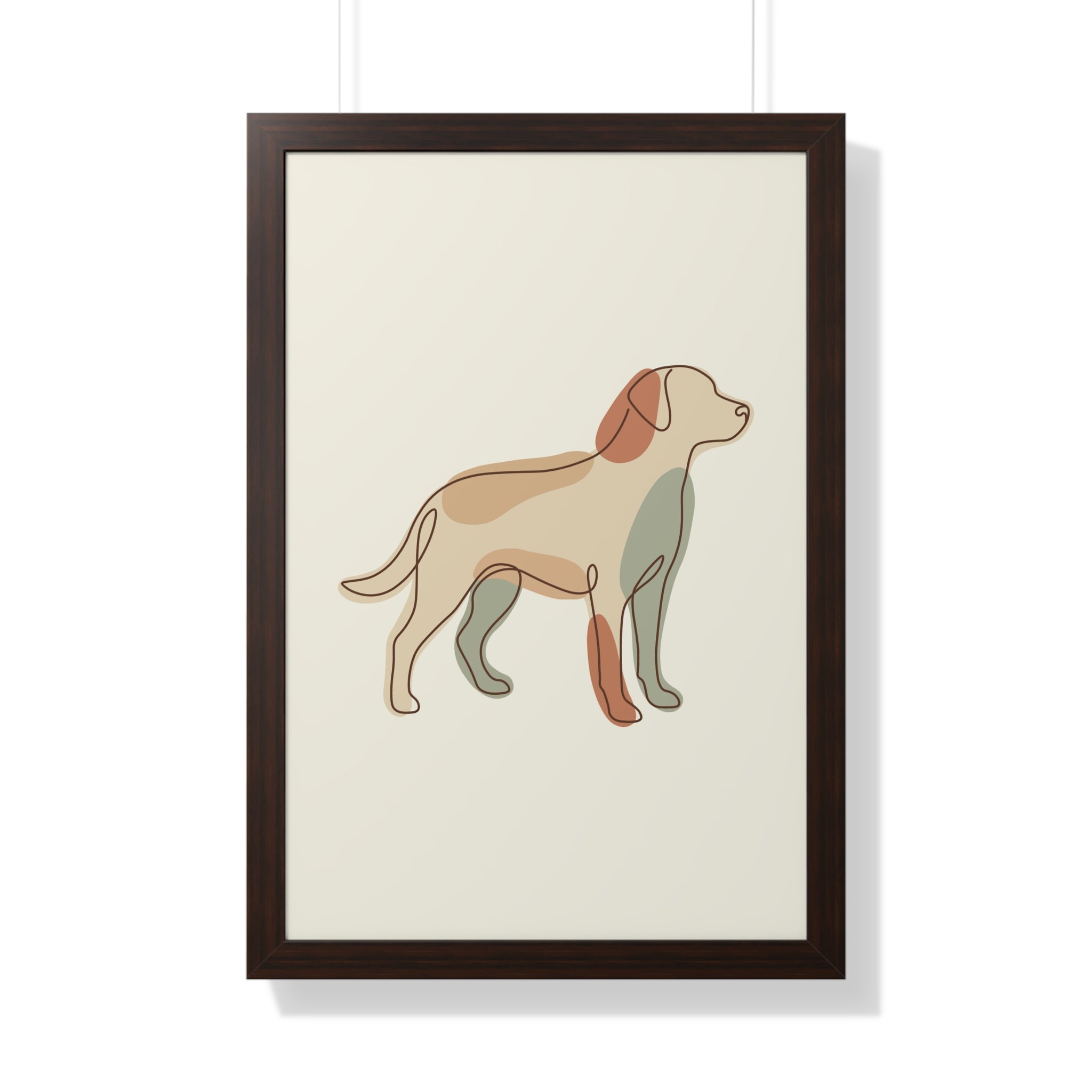 Gentle Companion — Wild & Minimal Dog Art