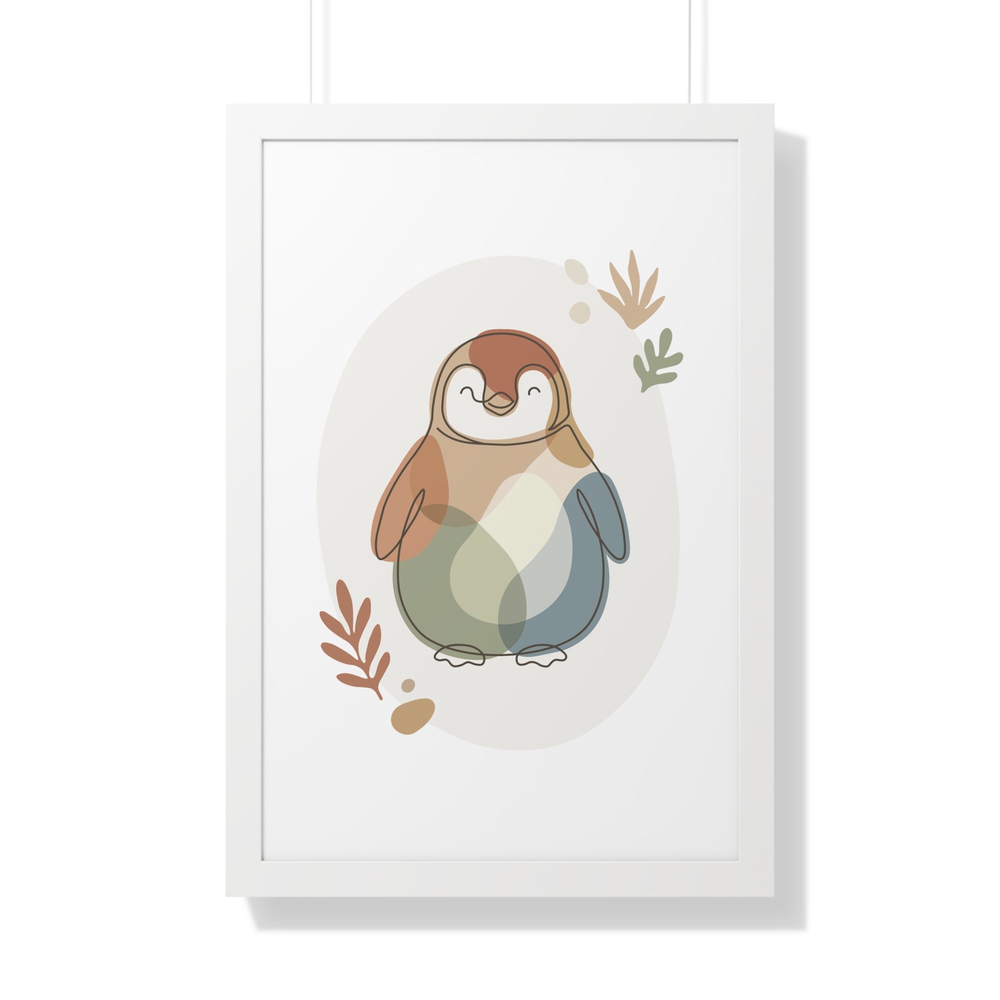 Little Cozy Penguin — Wild & Minimal Boho Art