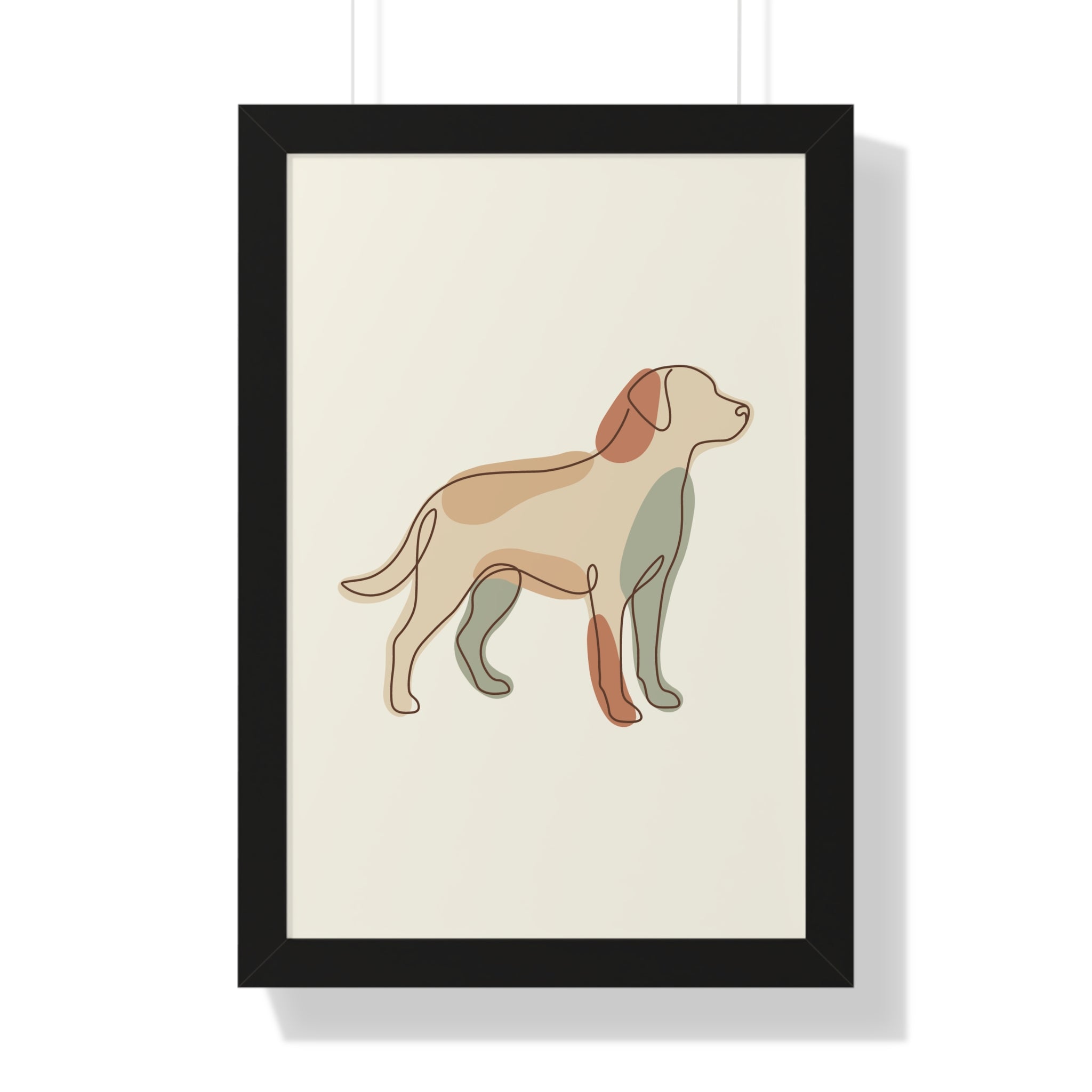 Gentle Companion — Wild & Minimal Dog Art