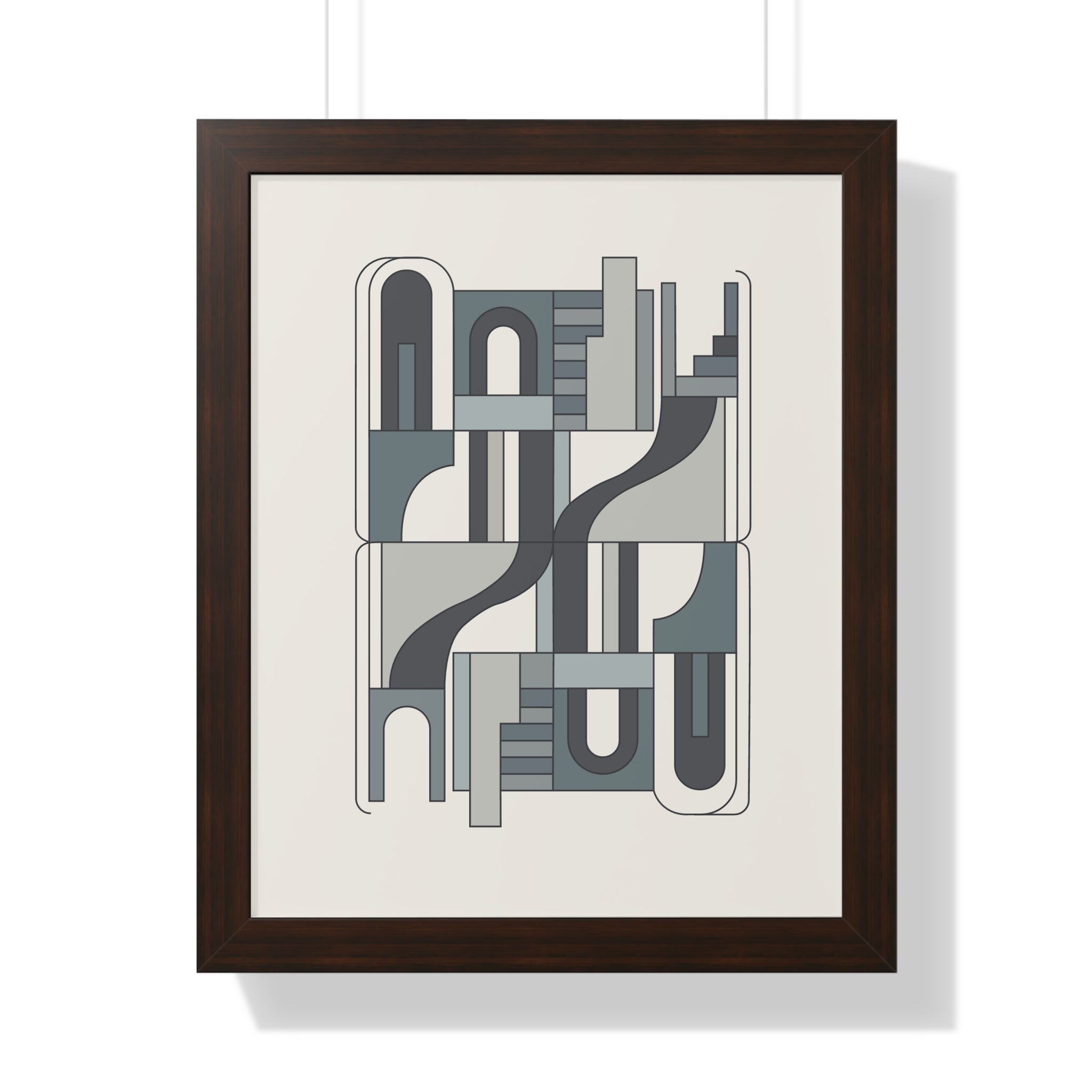 Architectural Geometry — Modern Minimalist Line Structure