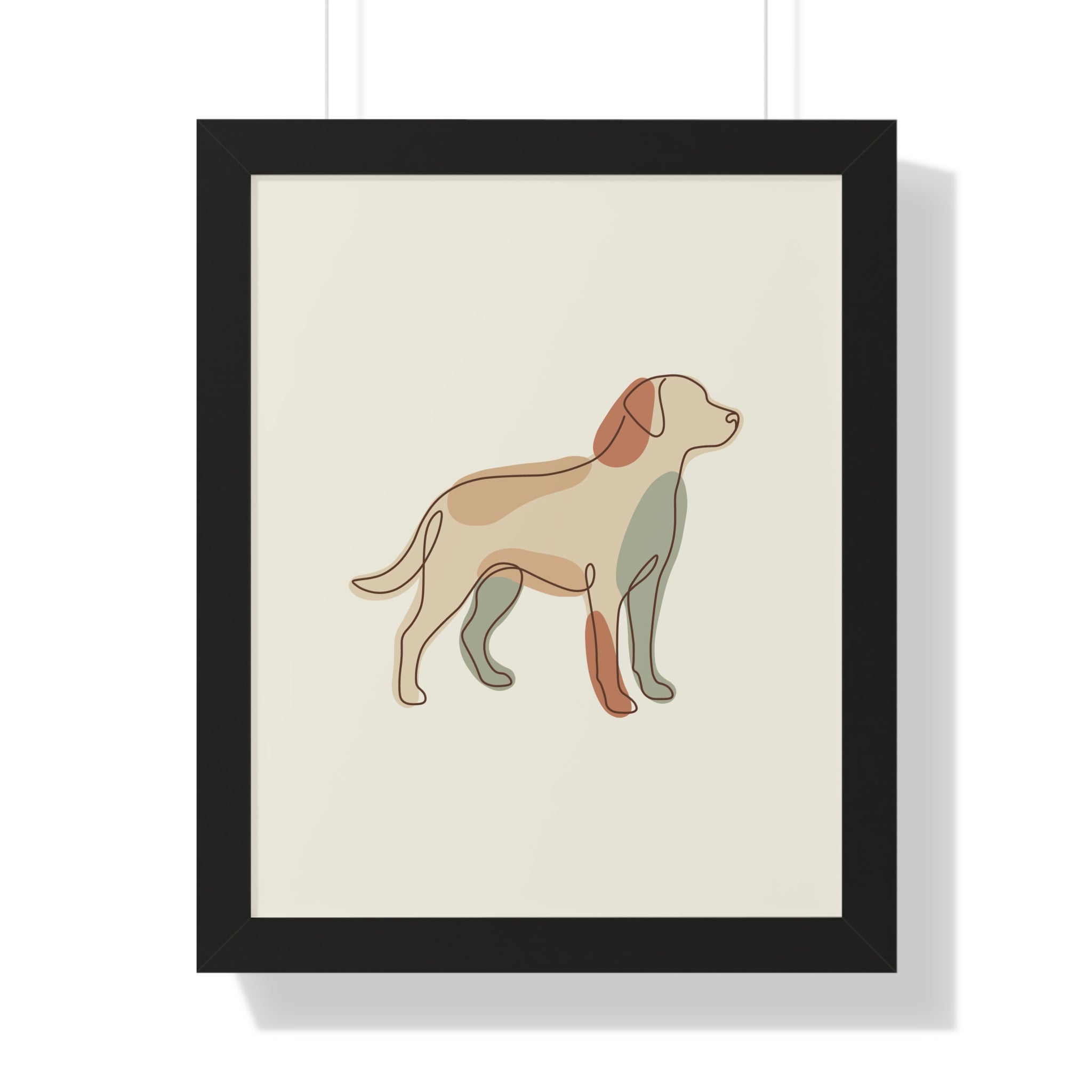 Gentle Companion — Wild & Minimal Dog Art