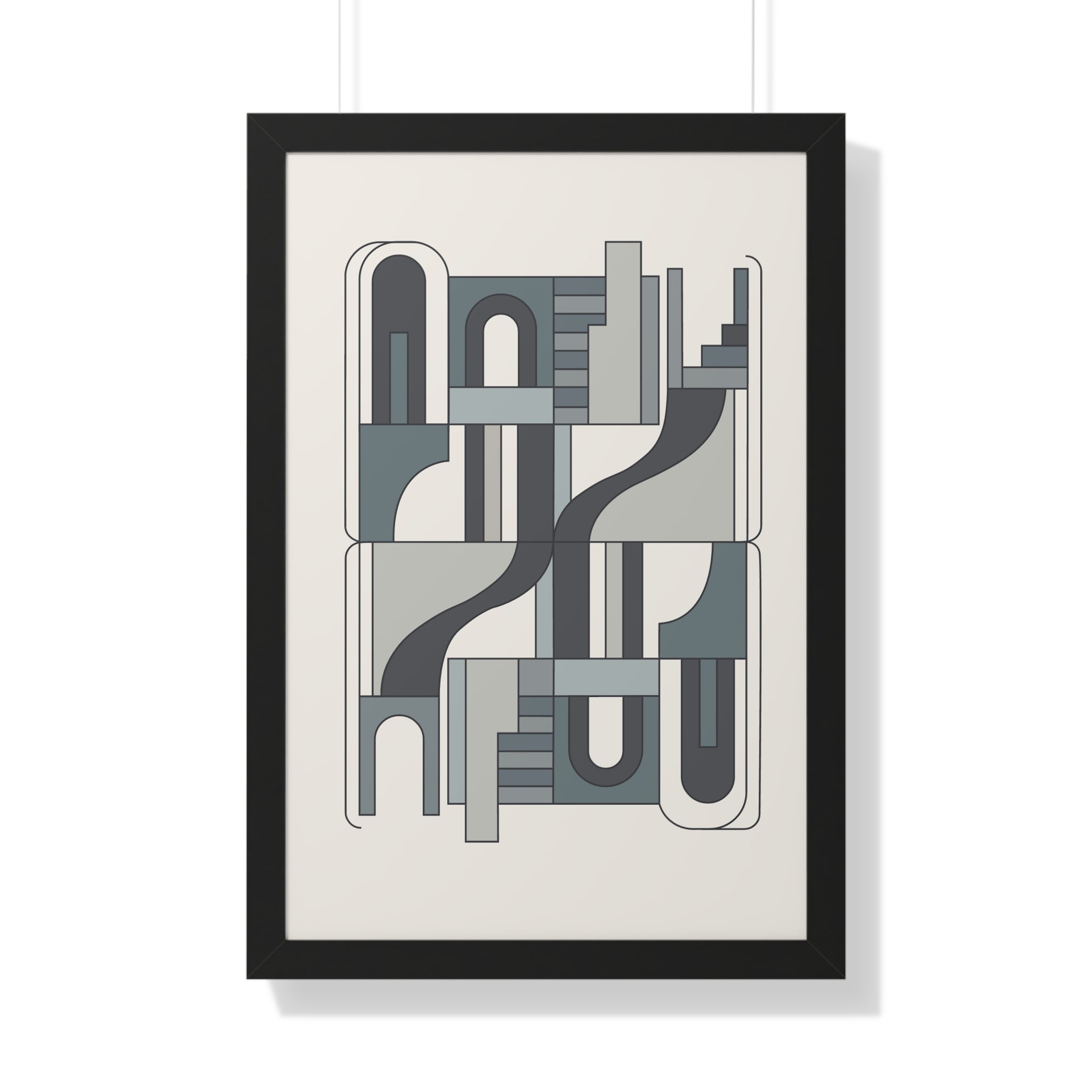 Architectural Geometry — Modern Minimalist Line Structure