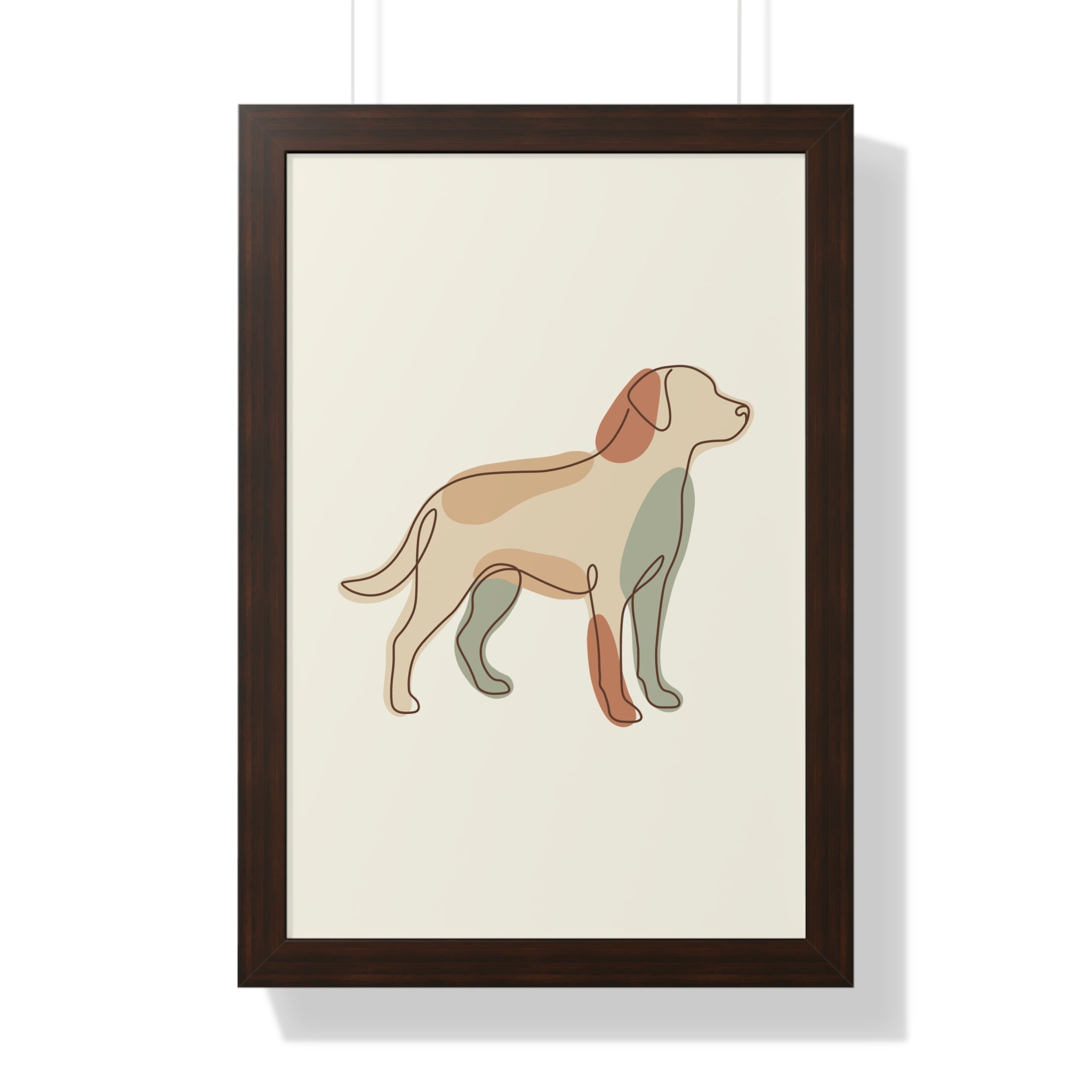 Gentle Companion — Wild & Minimal Dog Art