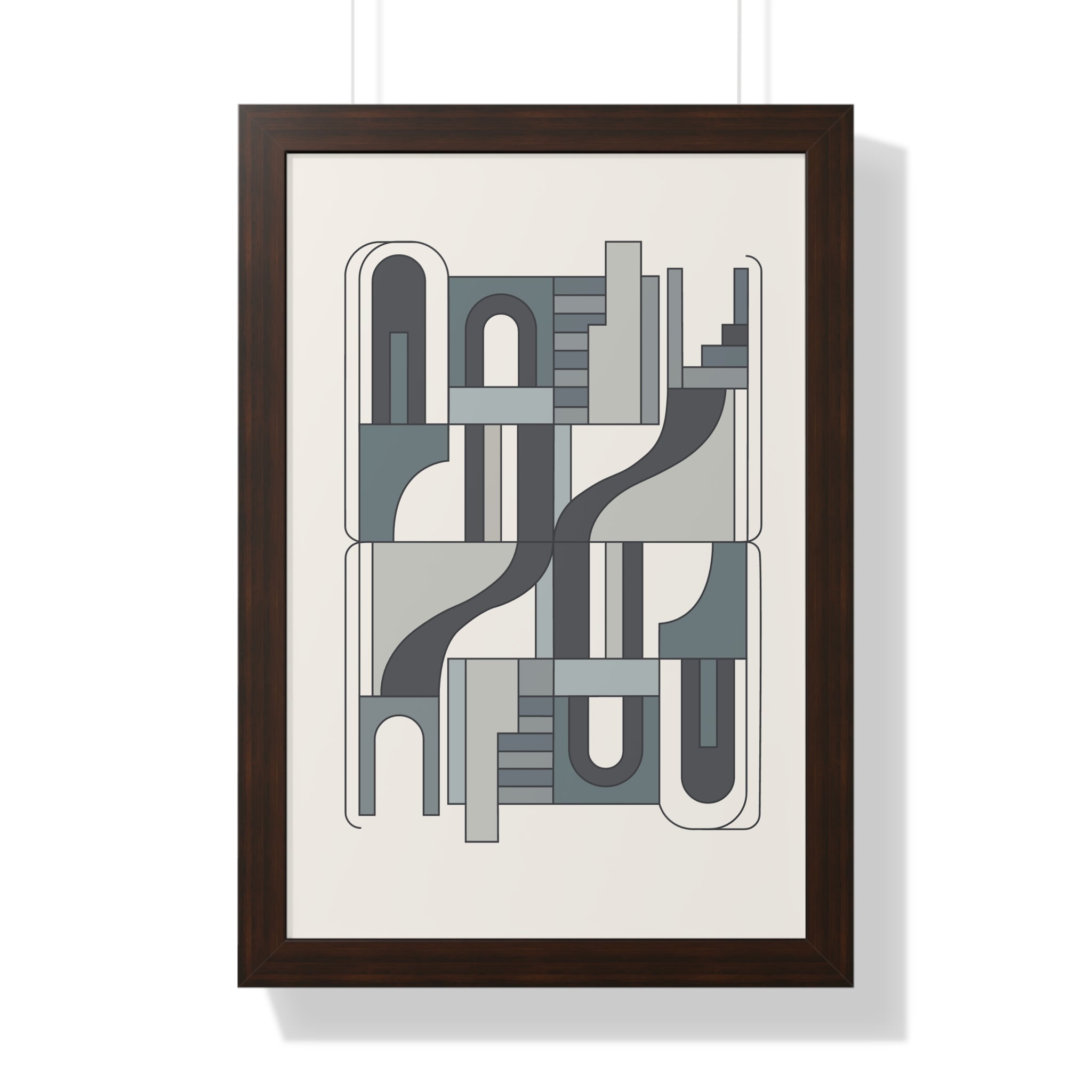 Architectural Geometry — Modern Minimalist Line Structure