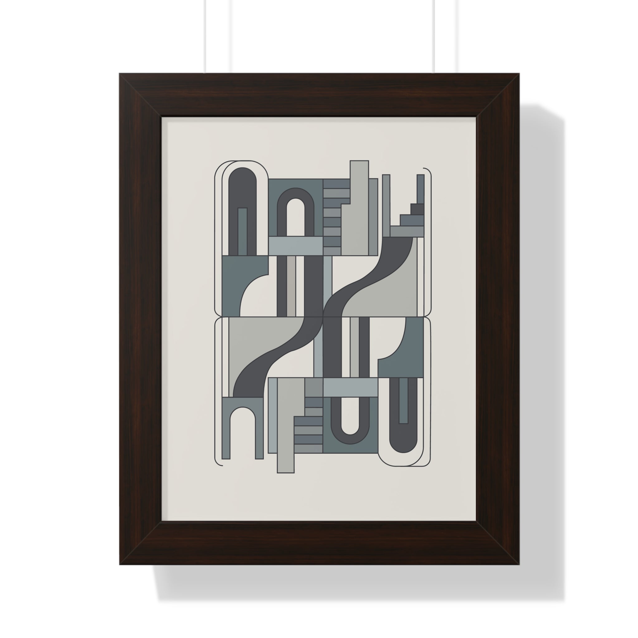 Architectural Geometry — Modern Minimalist Line Structure