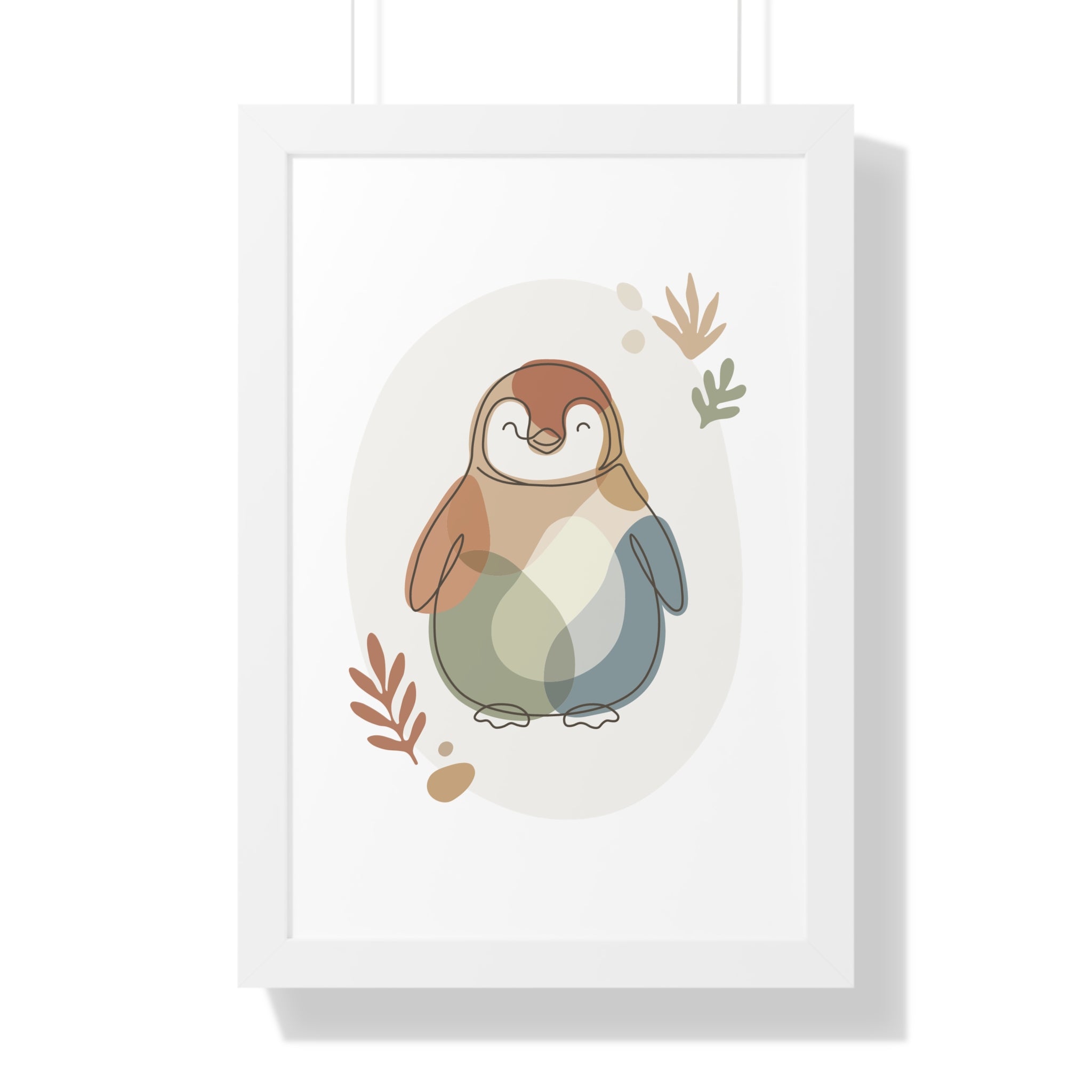 Little Cozy Penguin — Wild & Minimal Boho Art