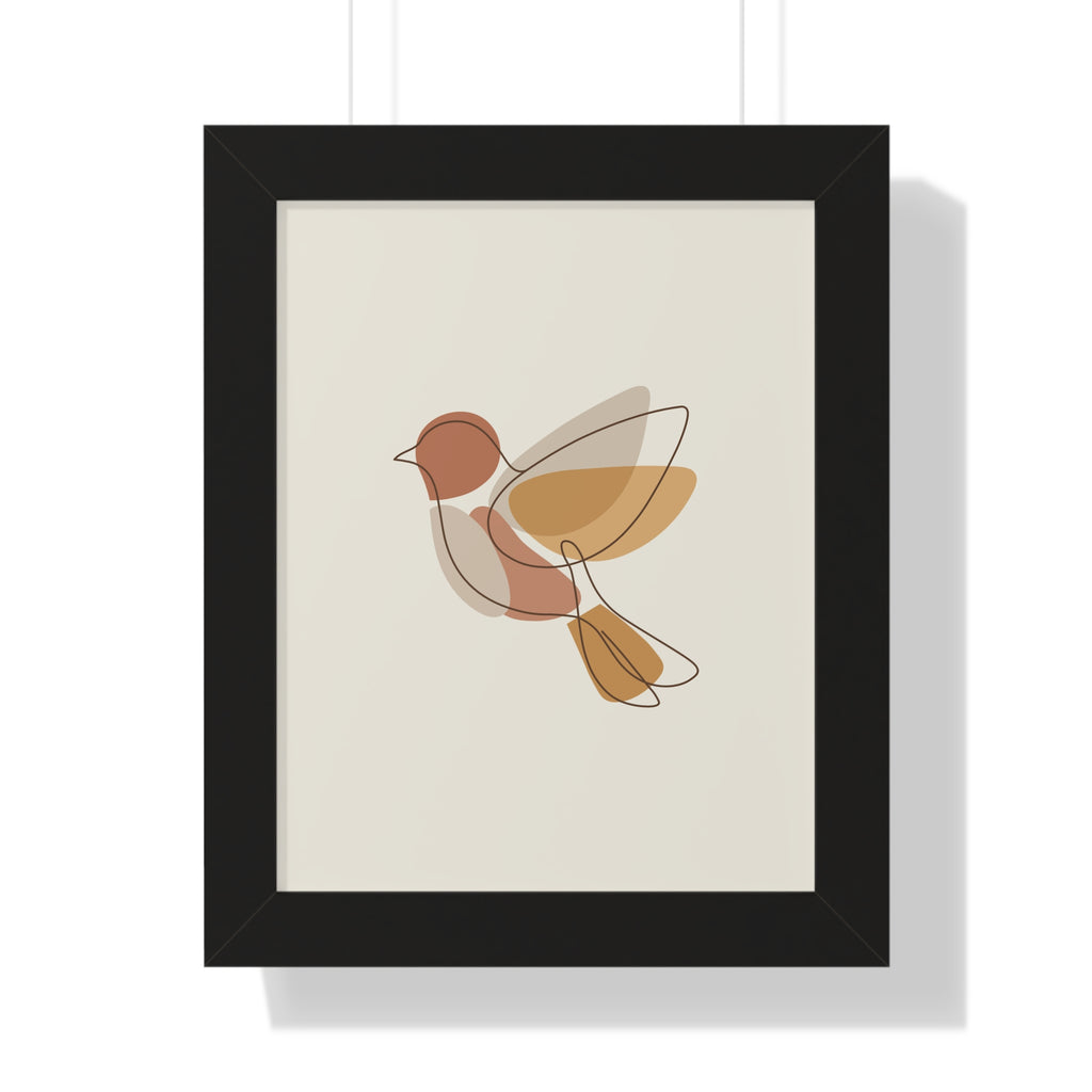 Soft Flight Harmony — Wild & Minimal Boho Line Art