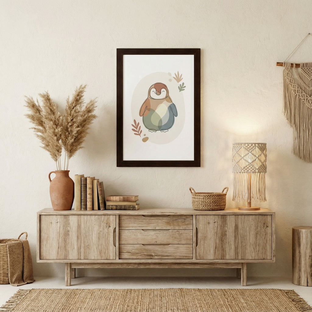 Little Cozy Penguin — Wild & Minimal Boho Art