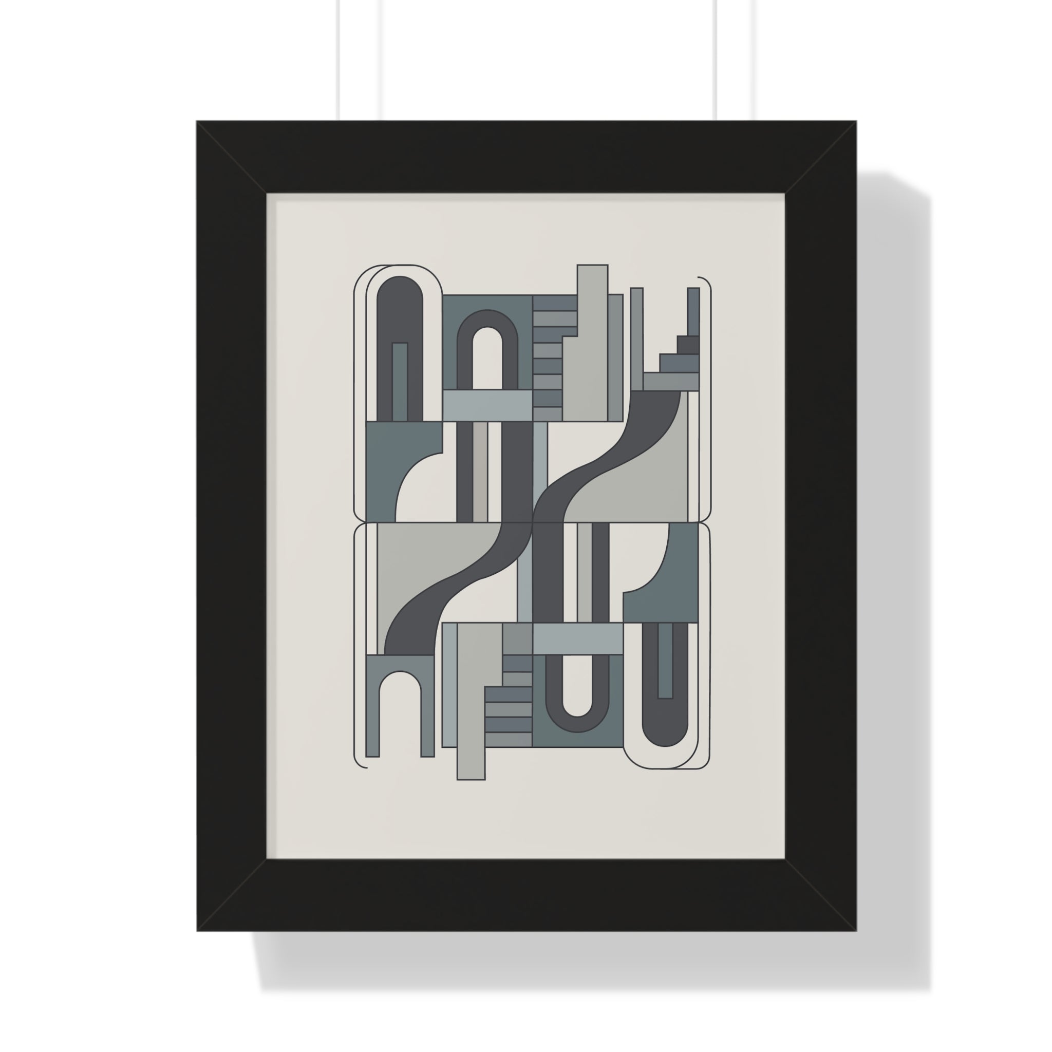 Architectural Geometry — Modern Minimalist Line Structure