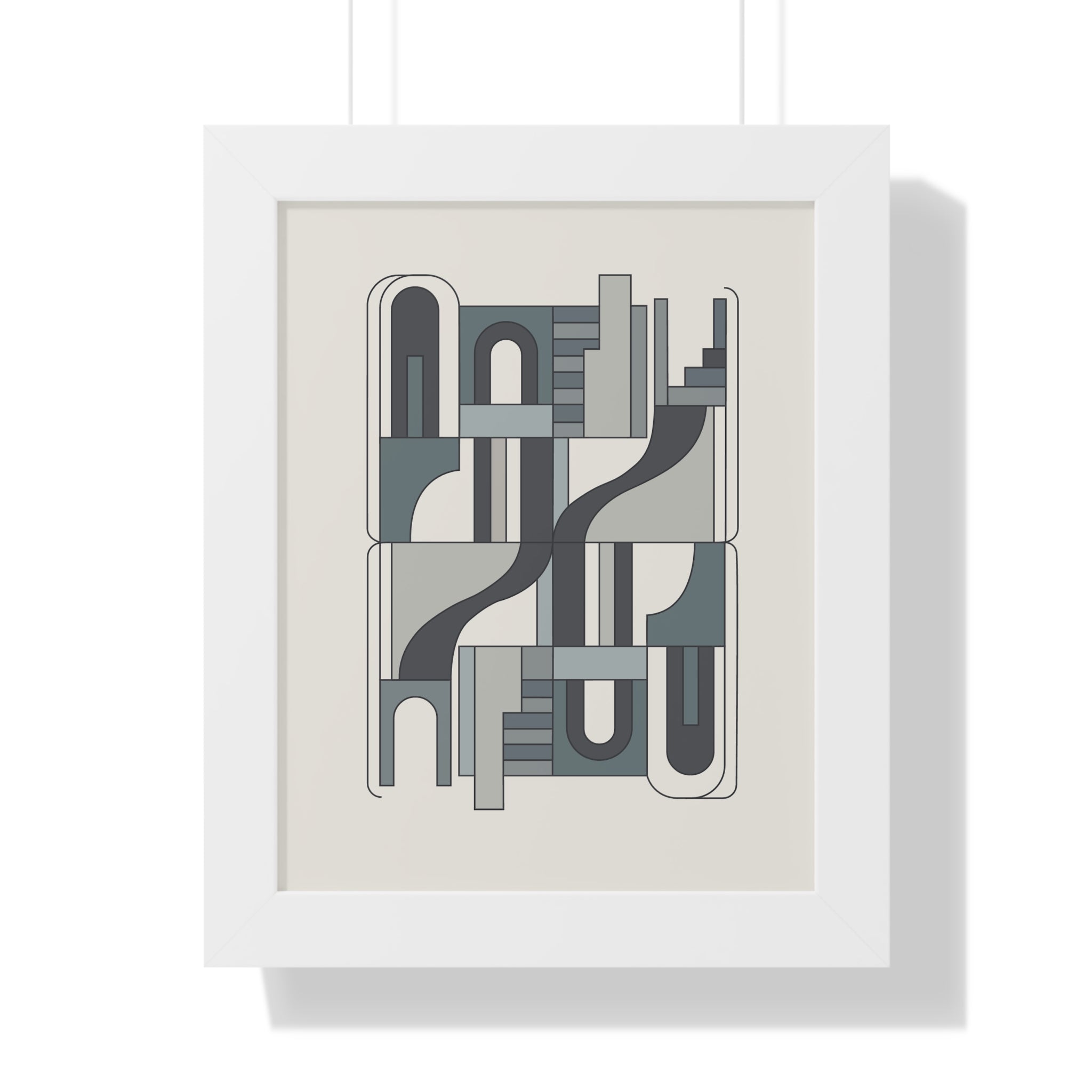 Architectural Geometry — Modern Minimalist Line Structure