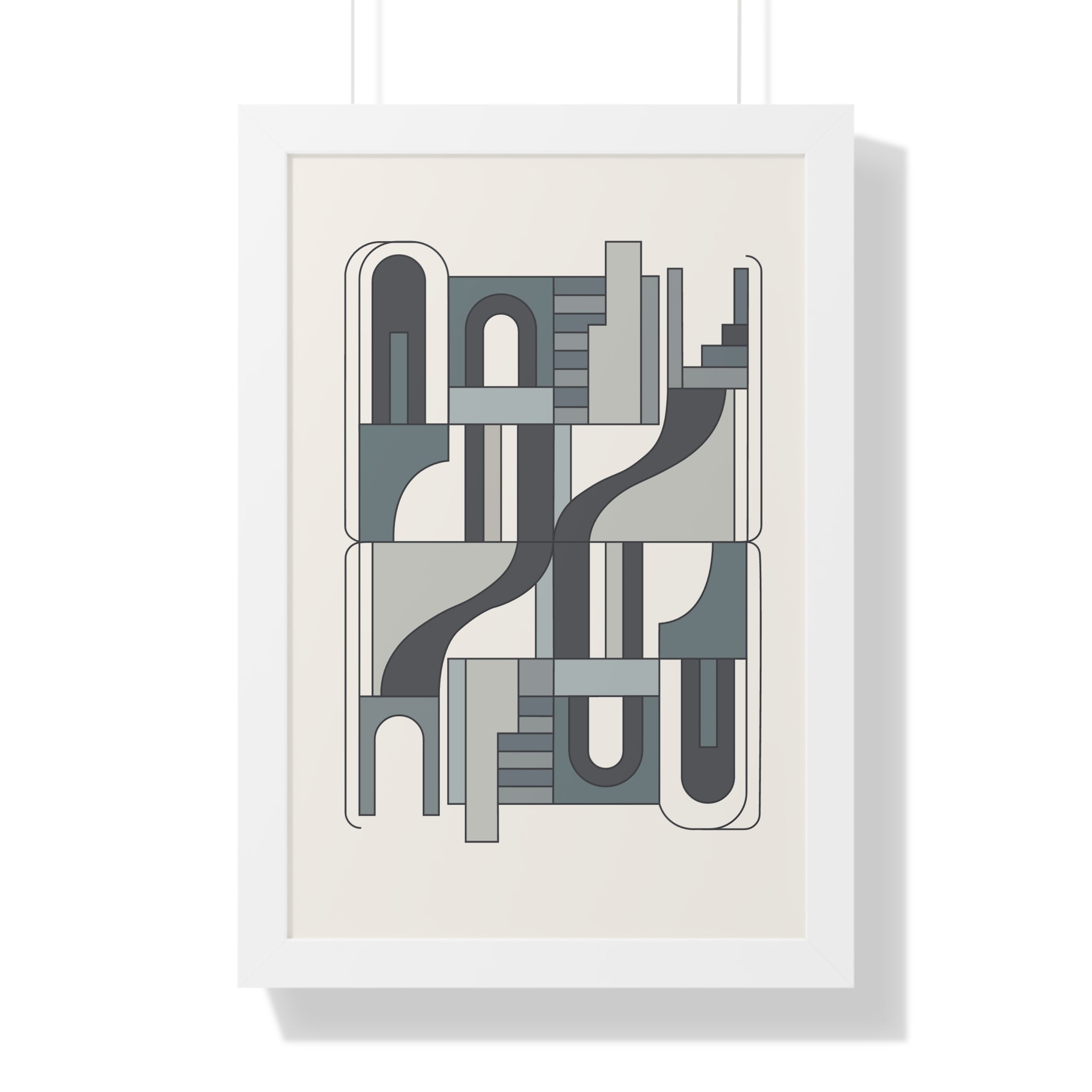 Architectural Geometry — Modern Minimalist Line Structure