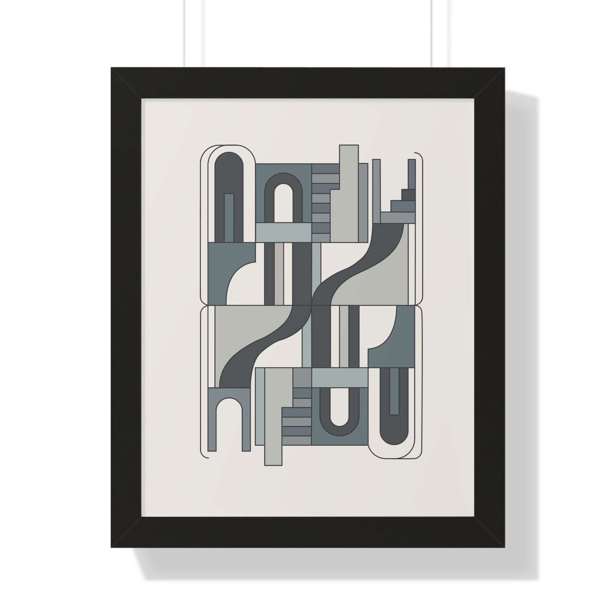 Architectural Geometry — Modern Minimalist Line Structure