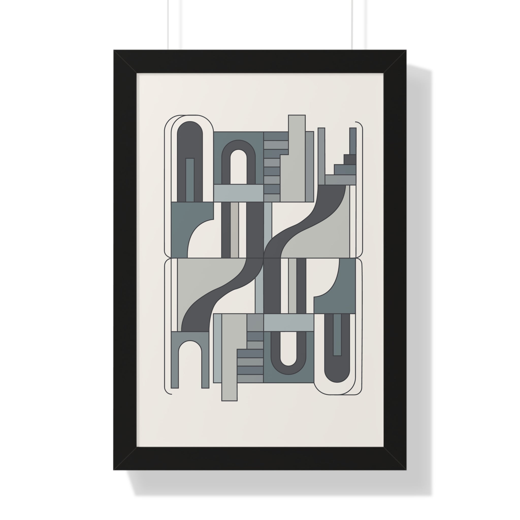 Architectural Geometry — Modern Minimalist Line Structure