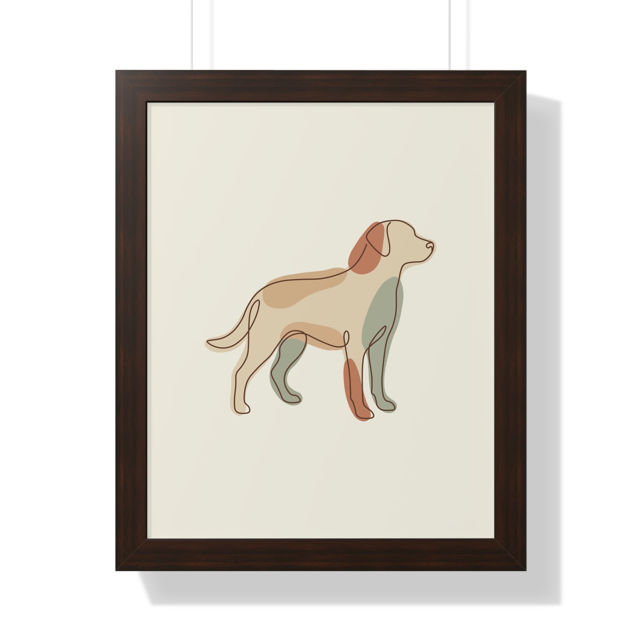 Gentle Companion — Wild & Minimal Dog Art