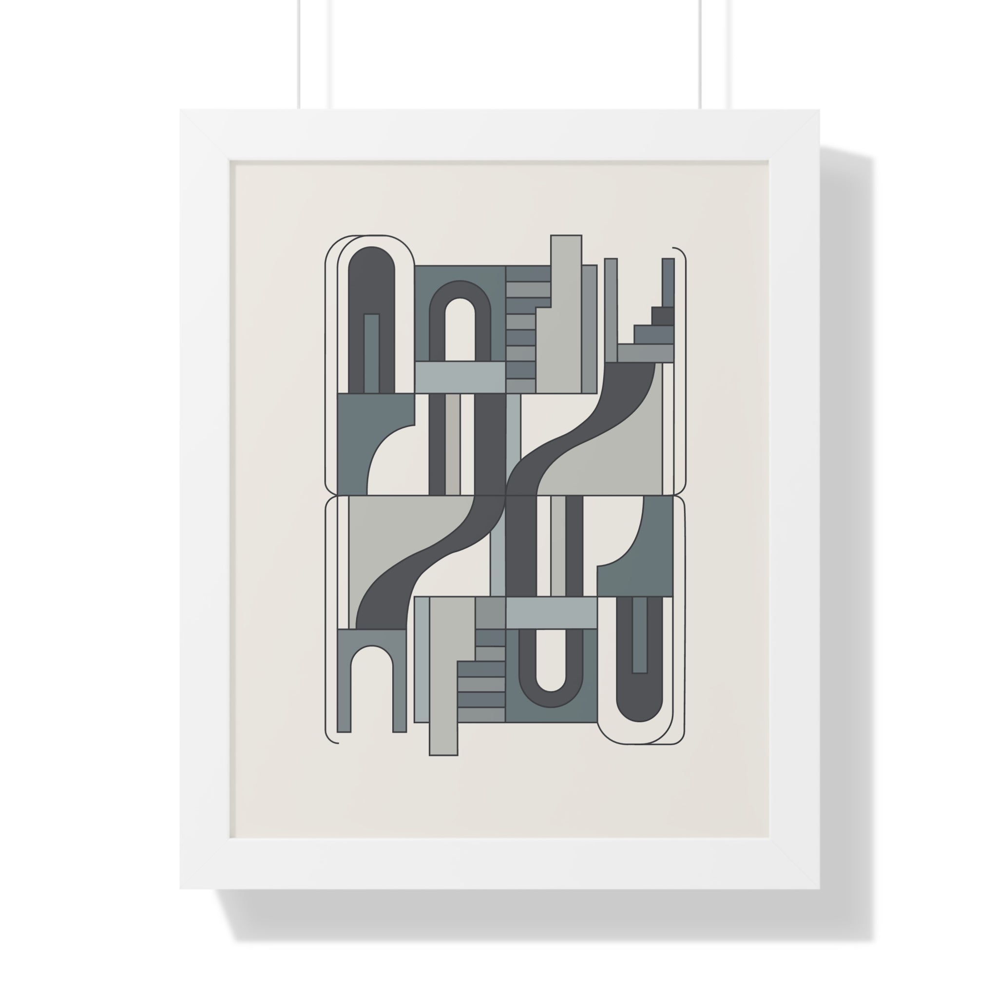 Architectural Geometry — Modern Minimalist Line Structure