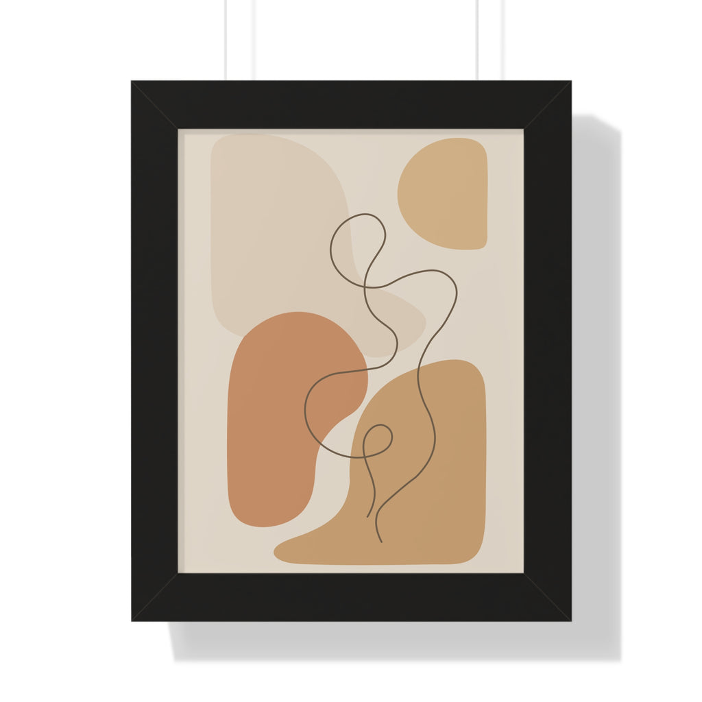Minimalist Abstract Line Art — Scandinavian Neutral Shapes