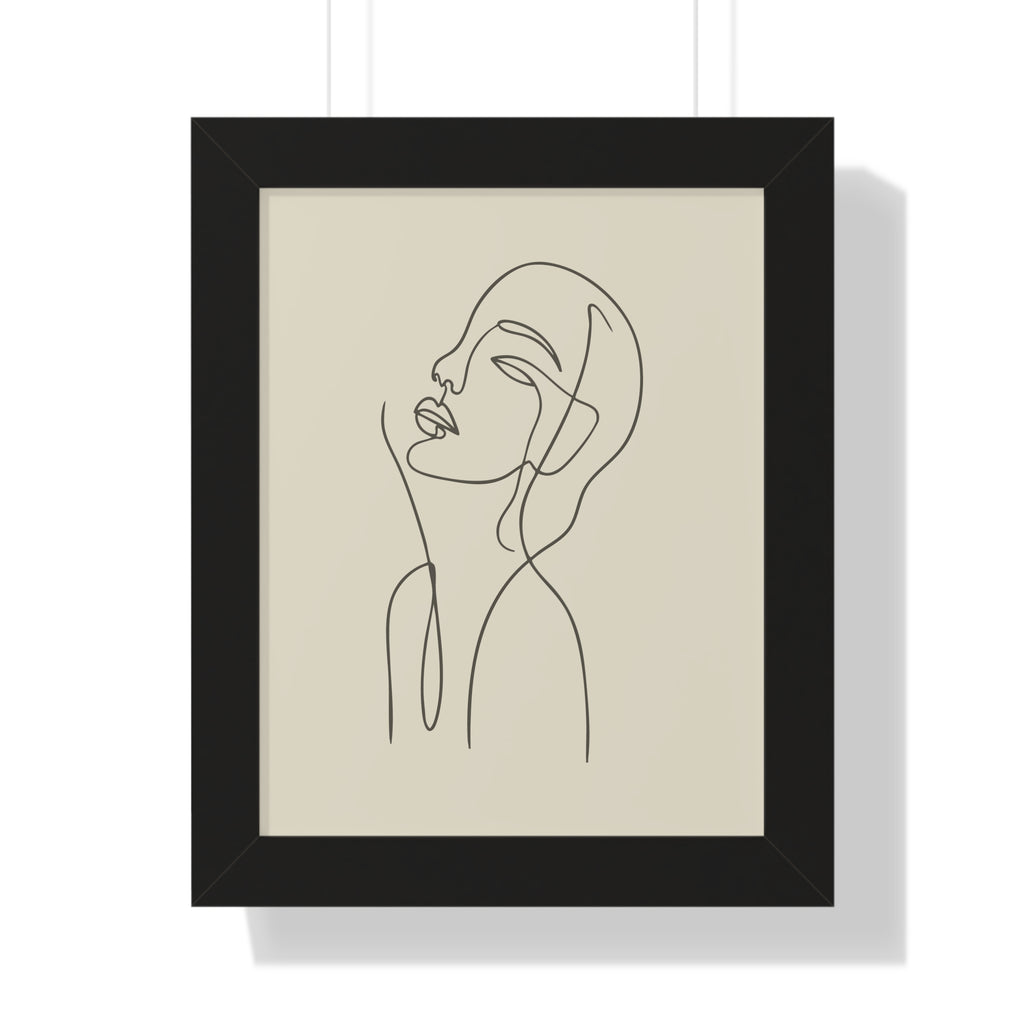 Grace in One Line — Minimalist Feminine Portrait