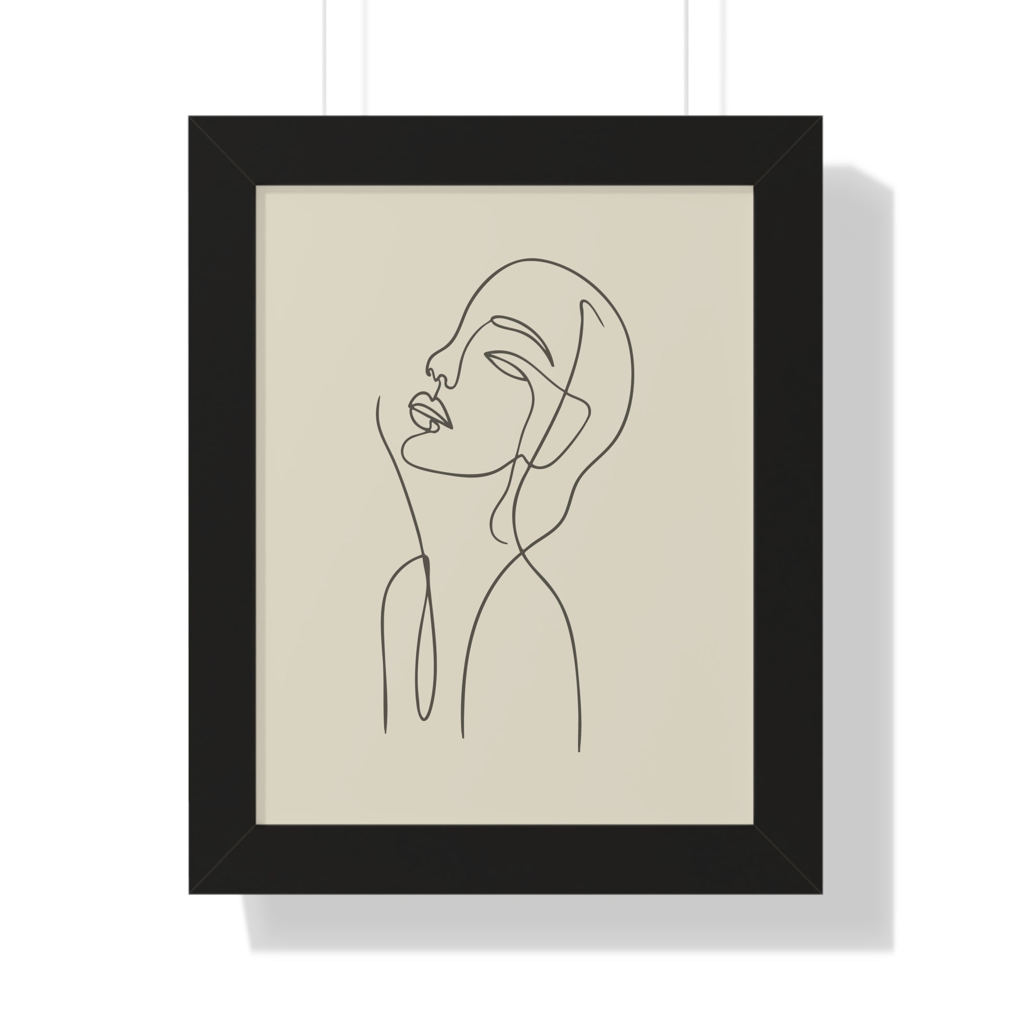 Grace in One Line — Minimalist Feminine Portrait
