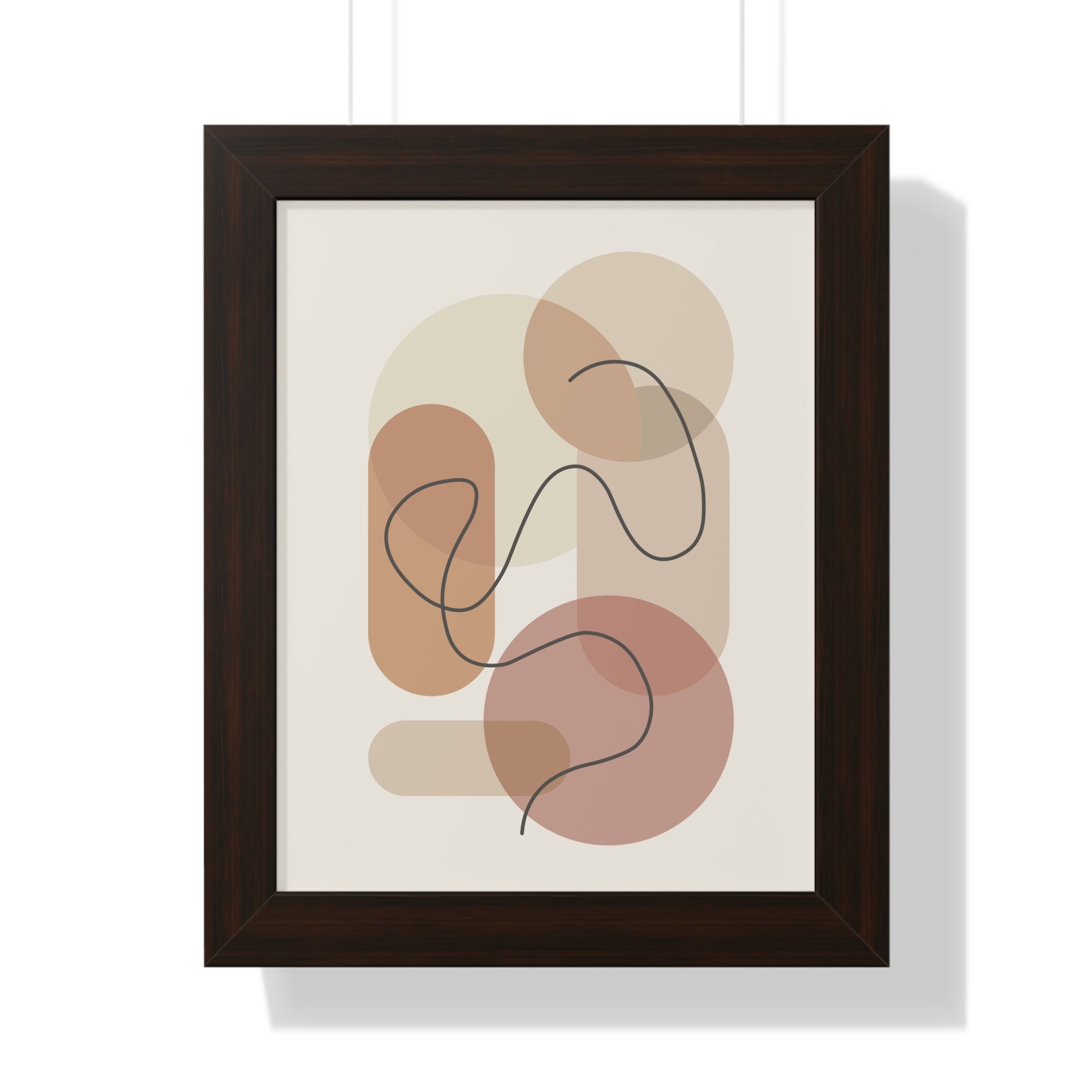 Organic Linescape — Modern Scandinavian Line Art Print