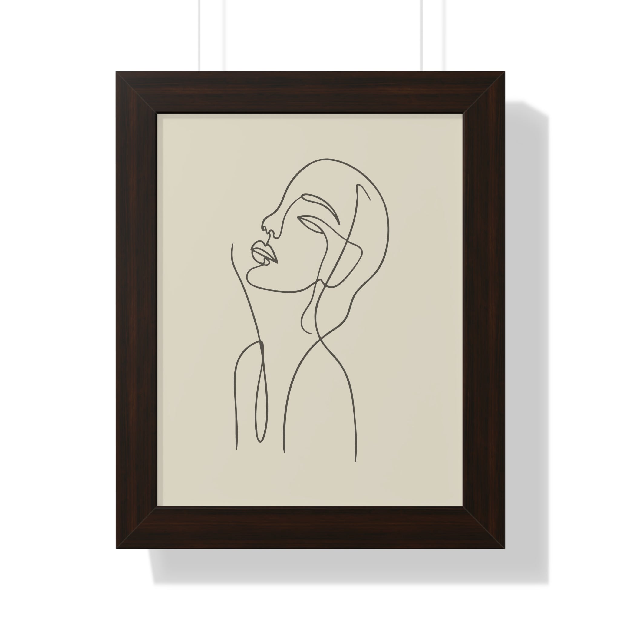 Grace in One Line — Minimalist Feminine Portrait