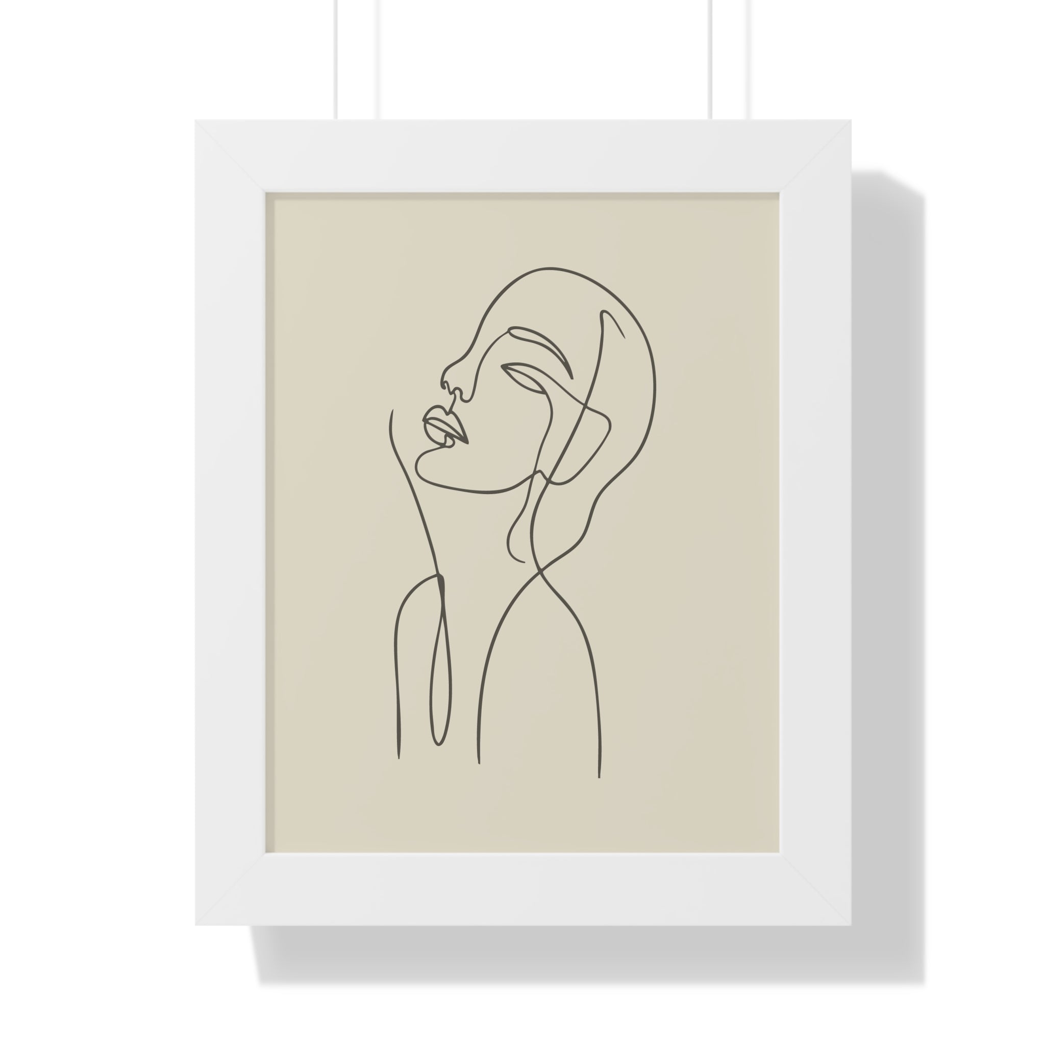 Grace in One Line — Minimalist Feminine Portrait