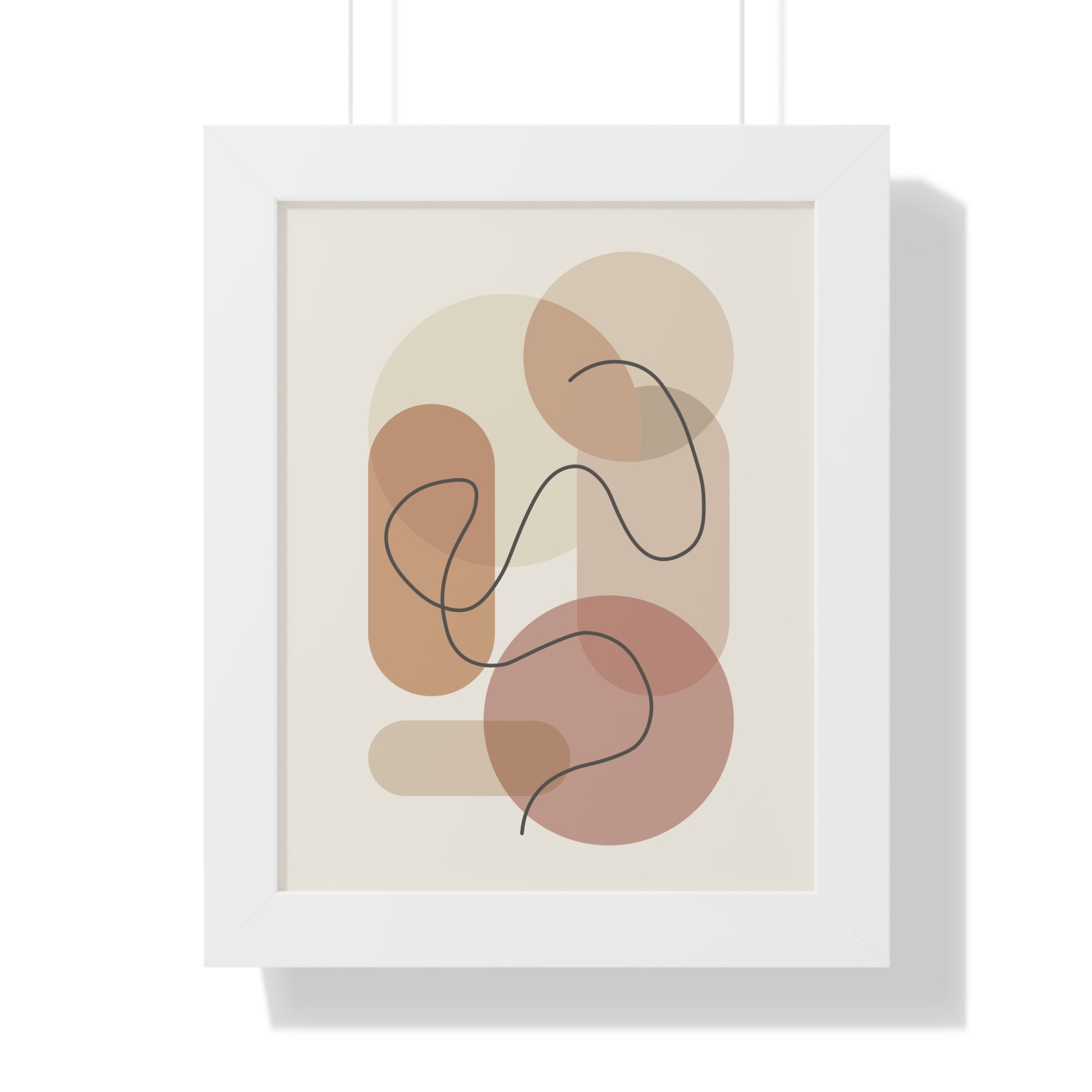 Organic Linescape — Modern Scandinavian Line Art Print