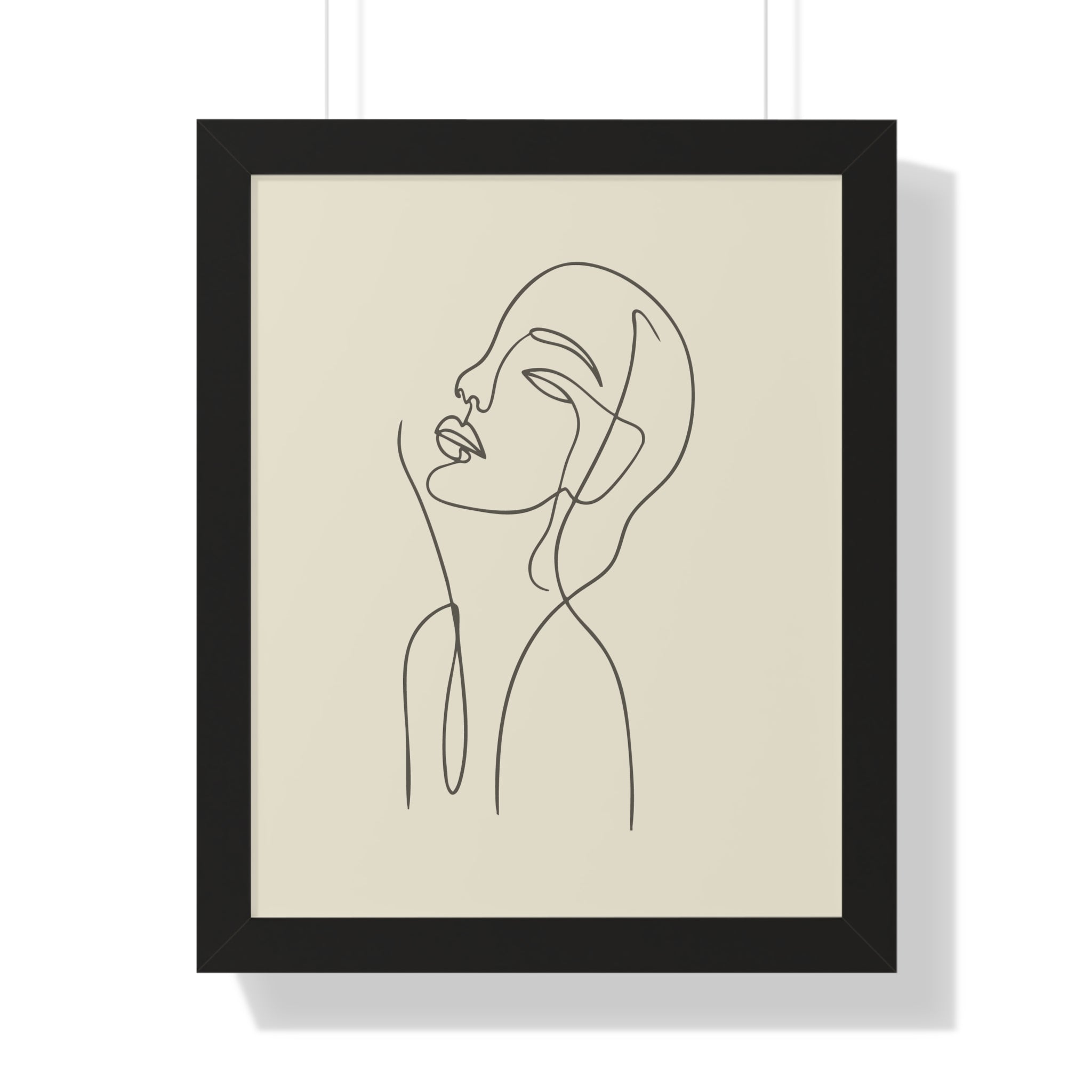 Grace in One Line — Minimalist Feminine Portrait