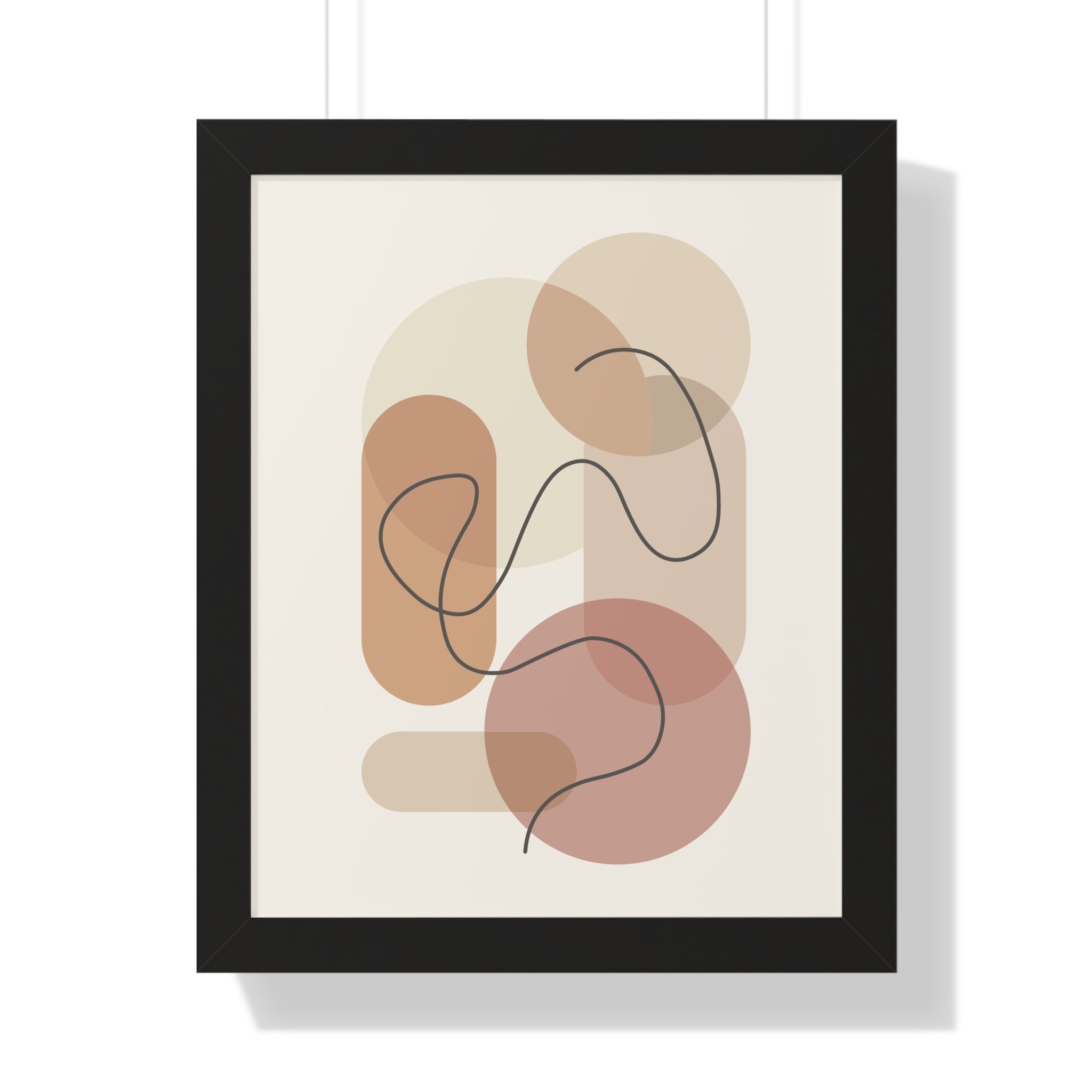 Organic Linescape — Modern Scandinavian Line Art Print