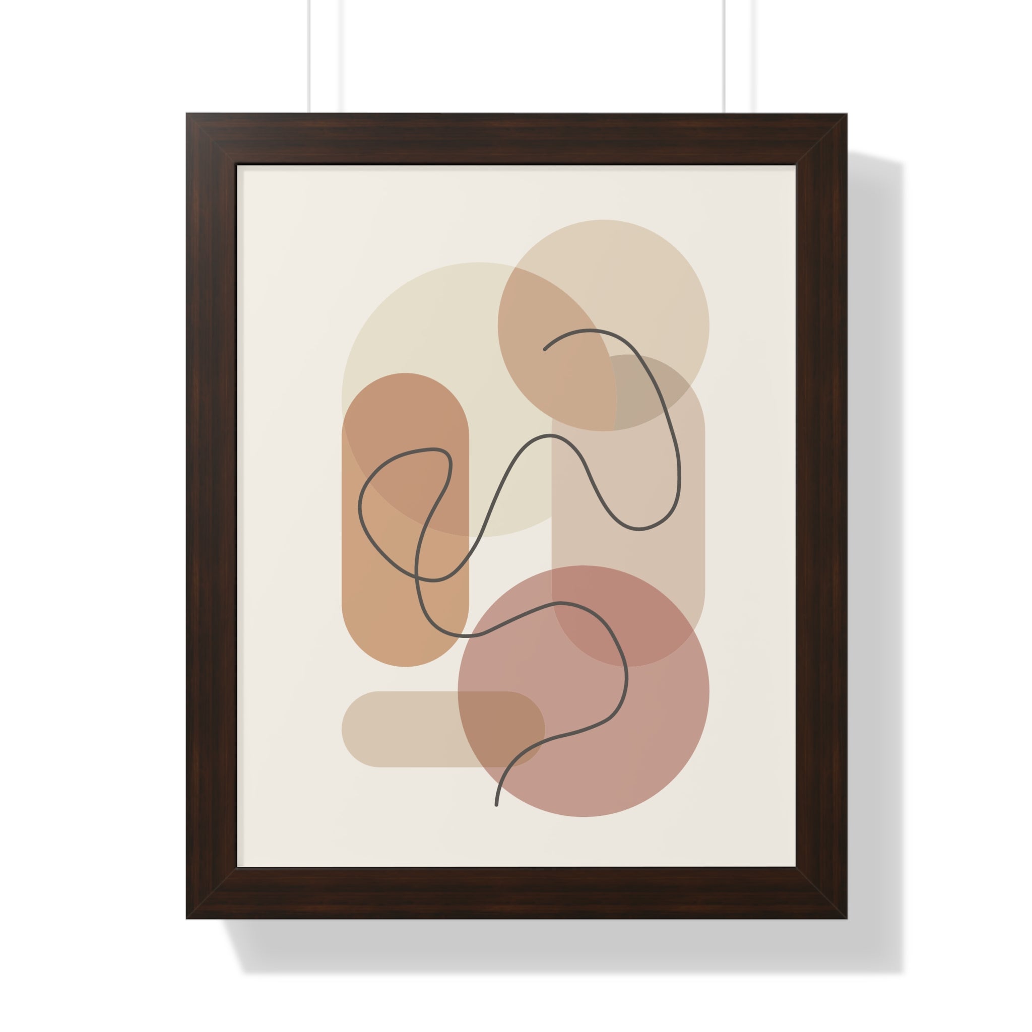 Organic Linescape — Modern Scandinavian Line Art Print