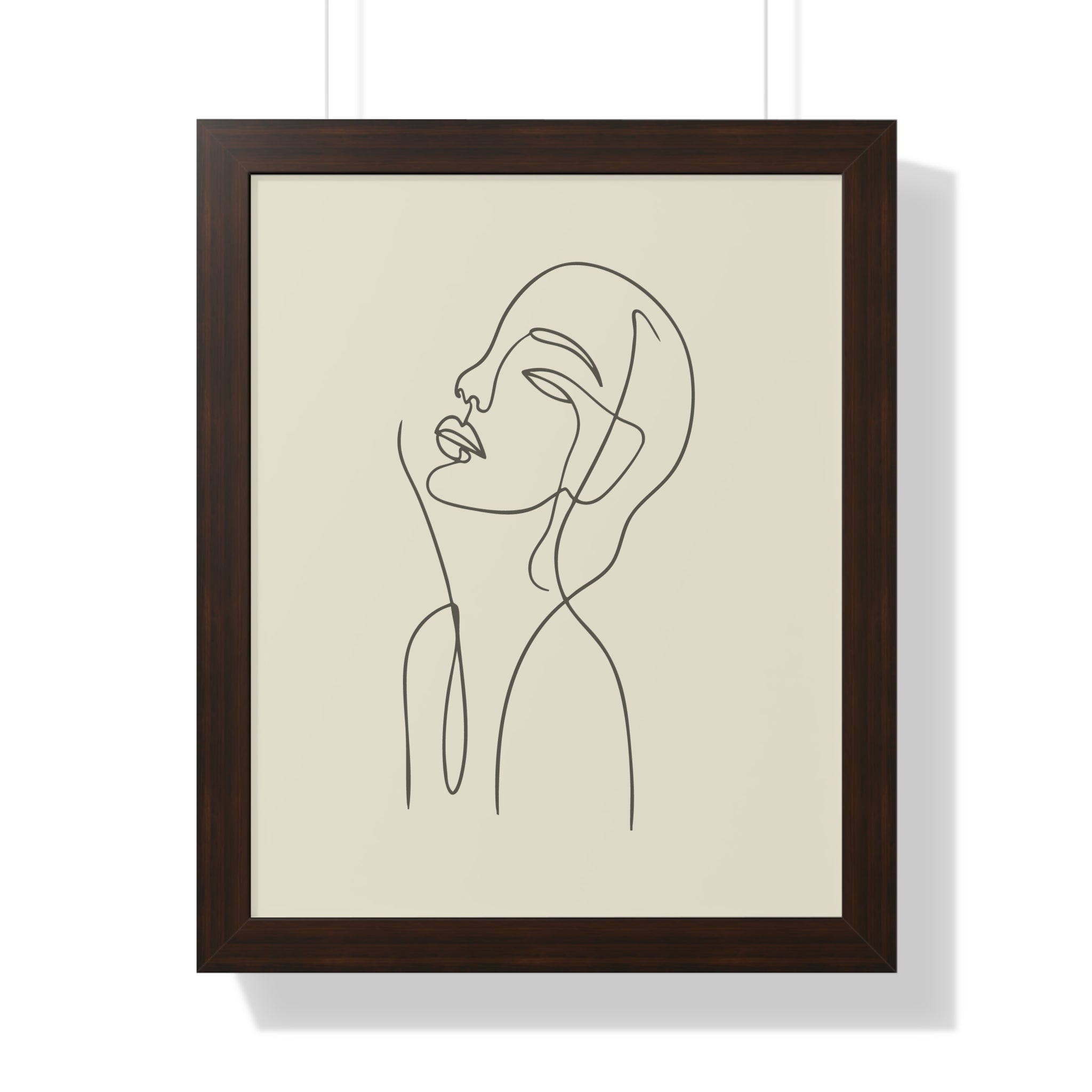 Grace in One Line — Minimalist Feminine Portrait