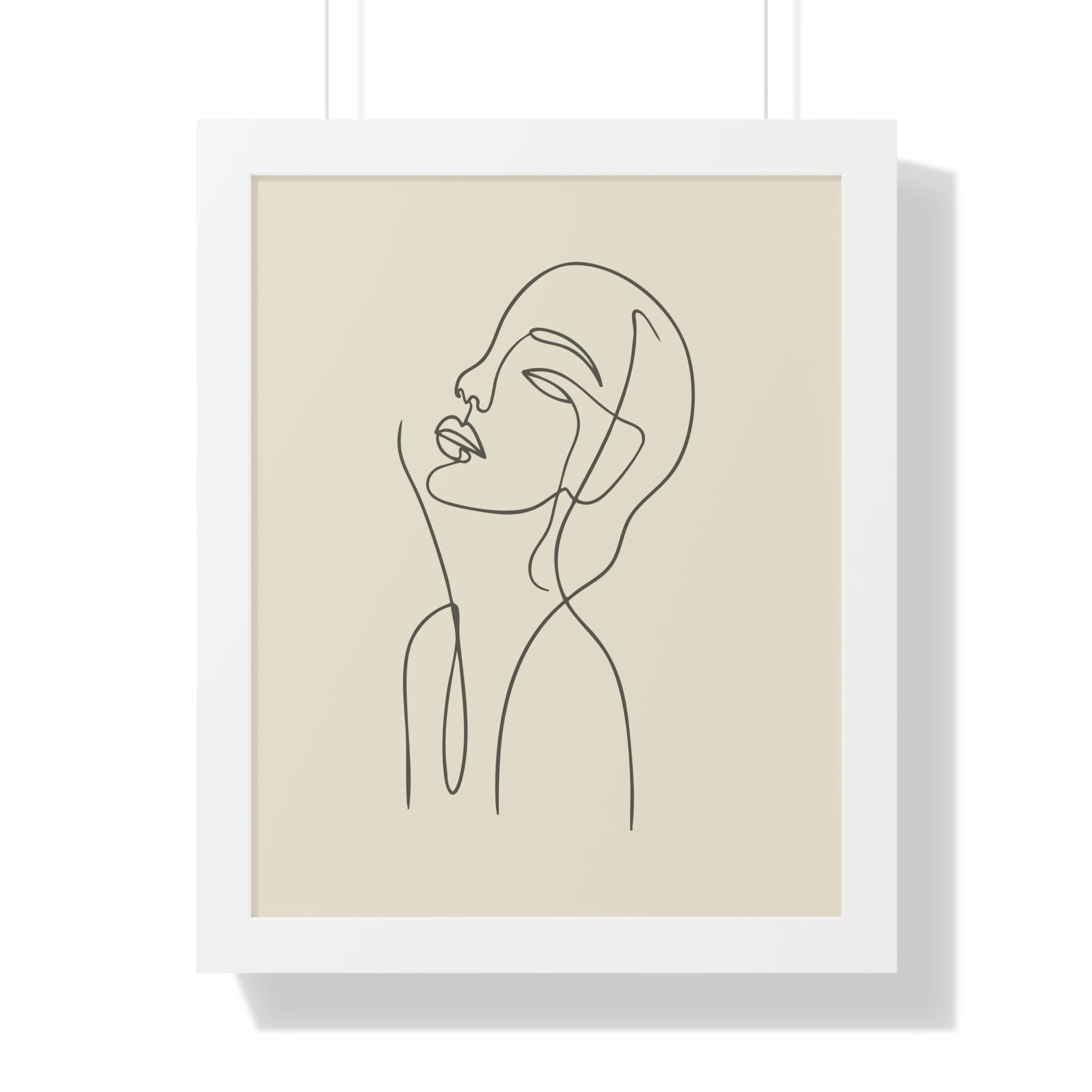 Grace in One Line — Minimalist Feminine Portrait
