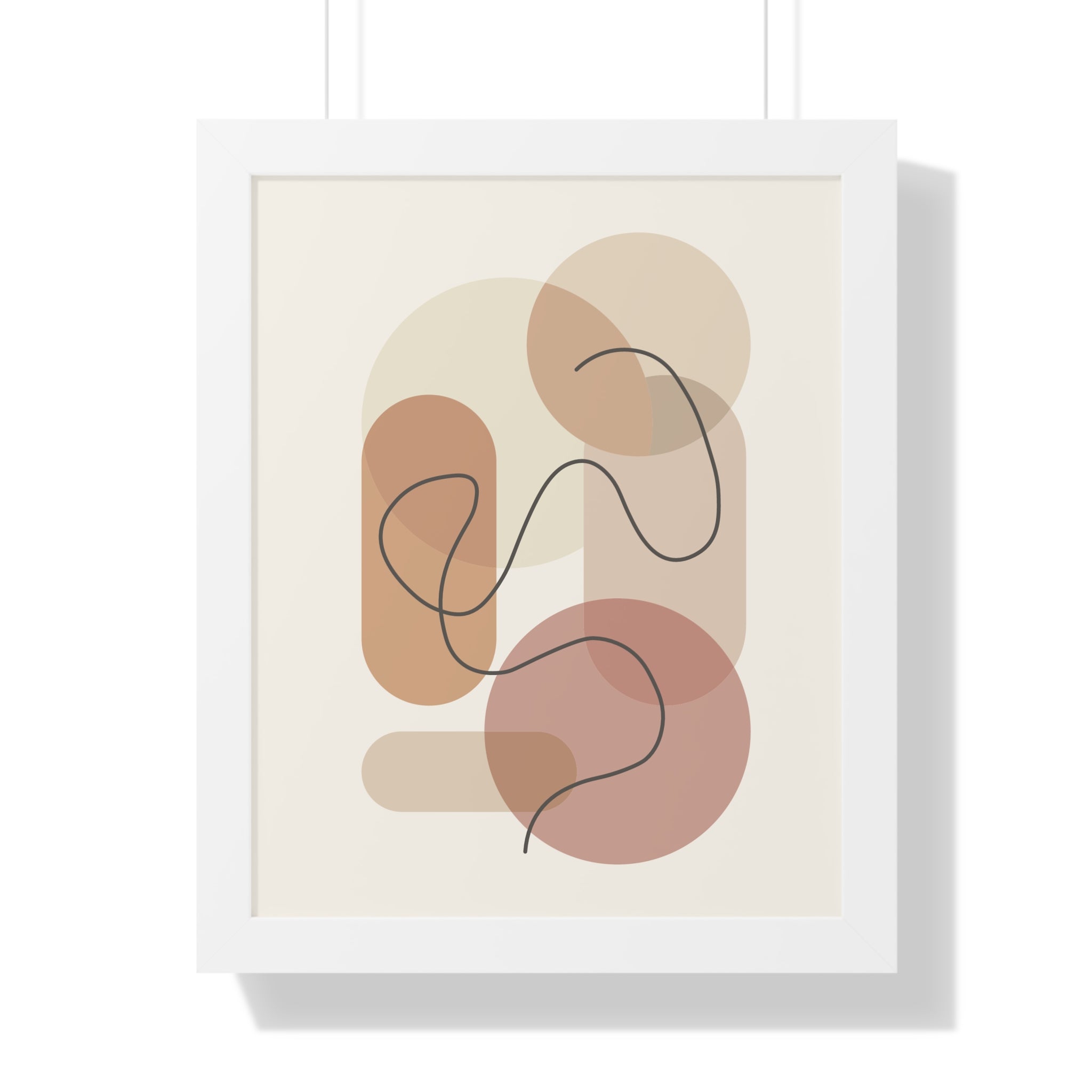 Organic Linescape — Modern Scandinavian Line Art Print