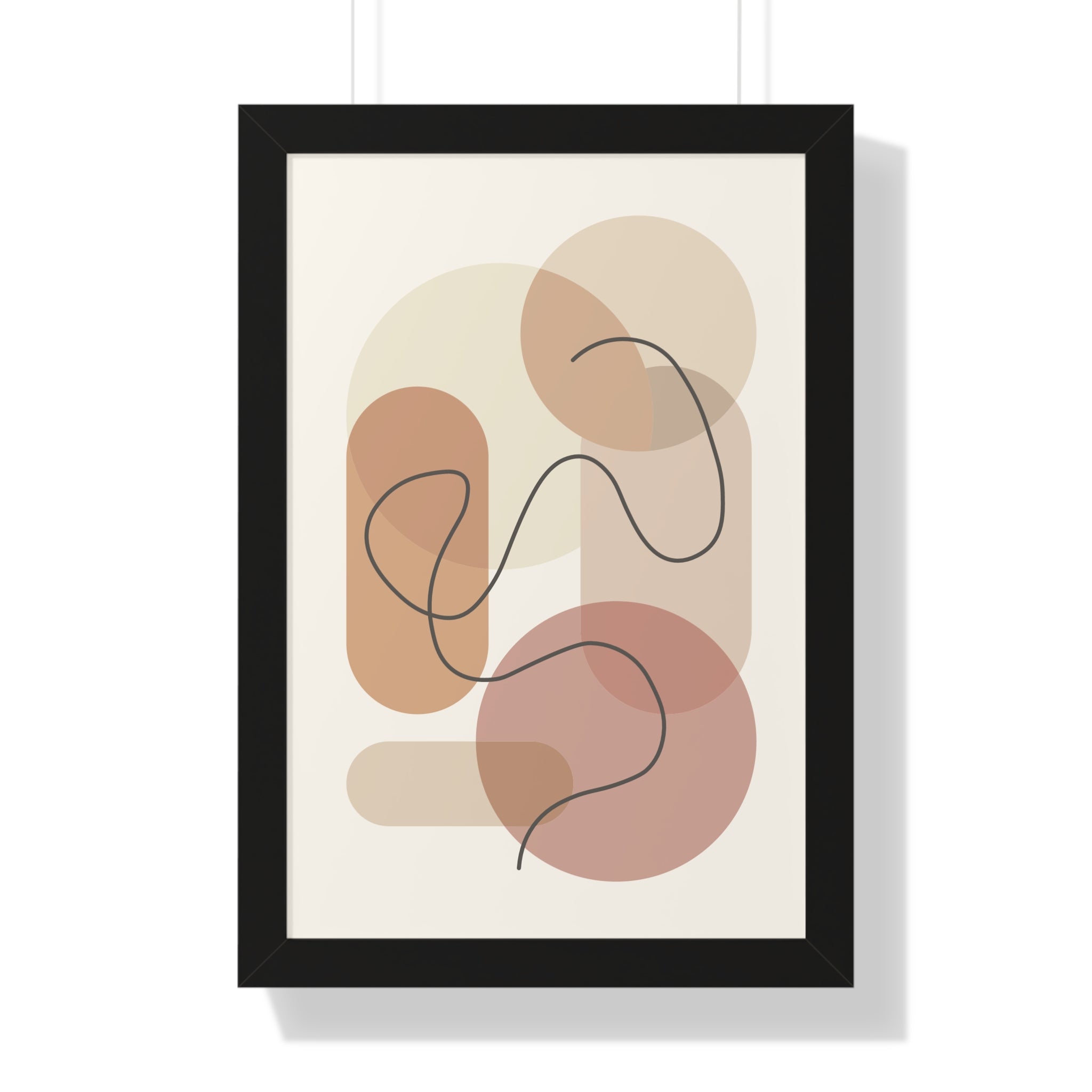 Organic Linescape — Modern Scandinavian Line Art Print