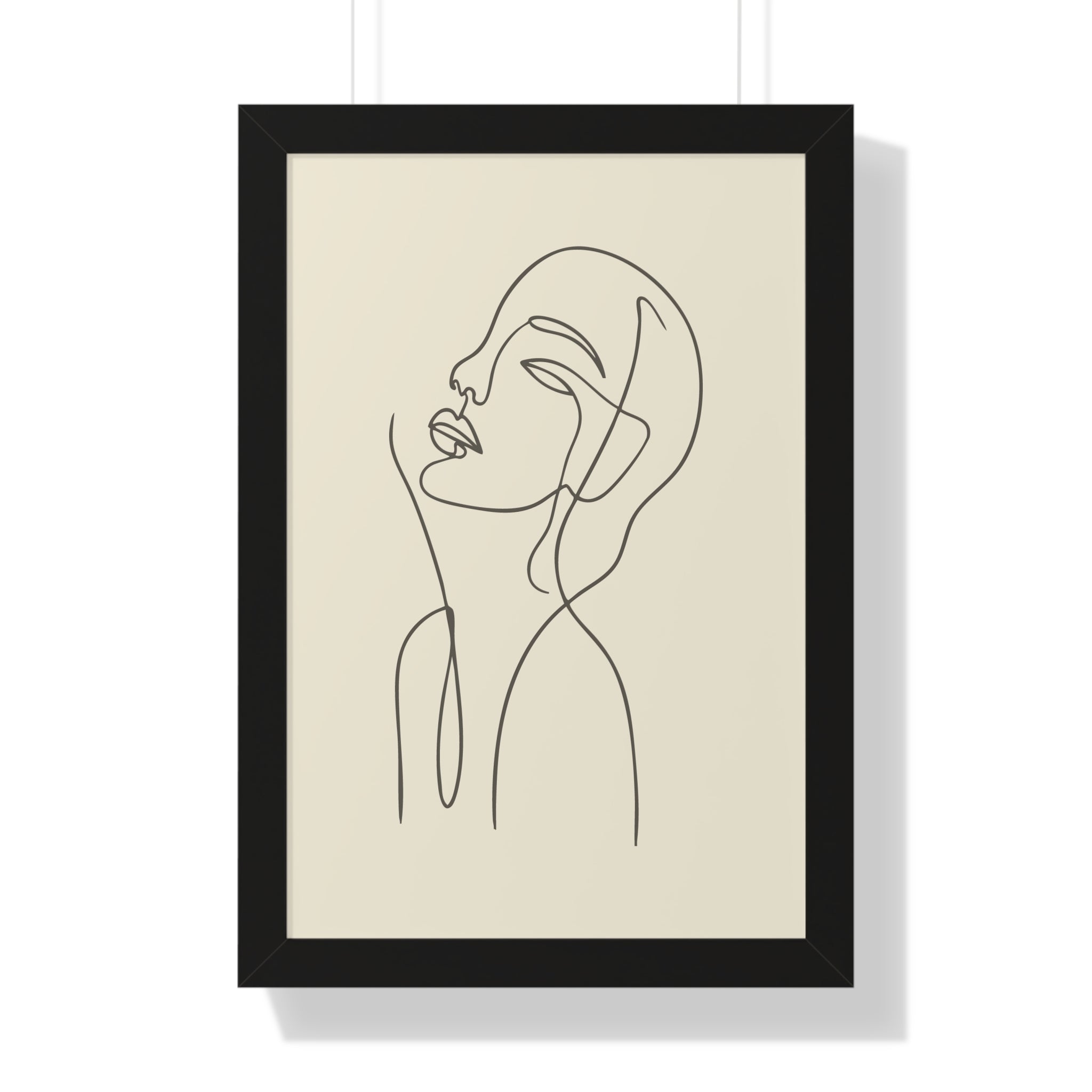Grace in One Line — Minimalist Feminine Portrait
