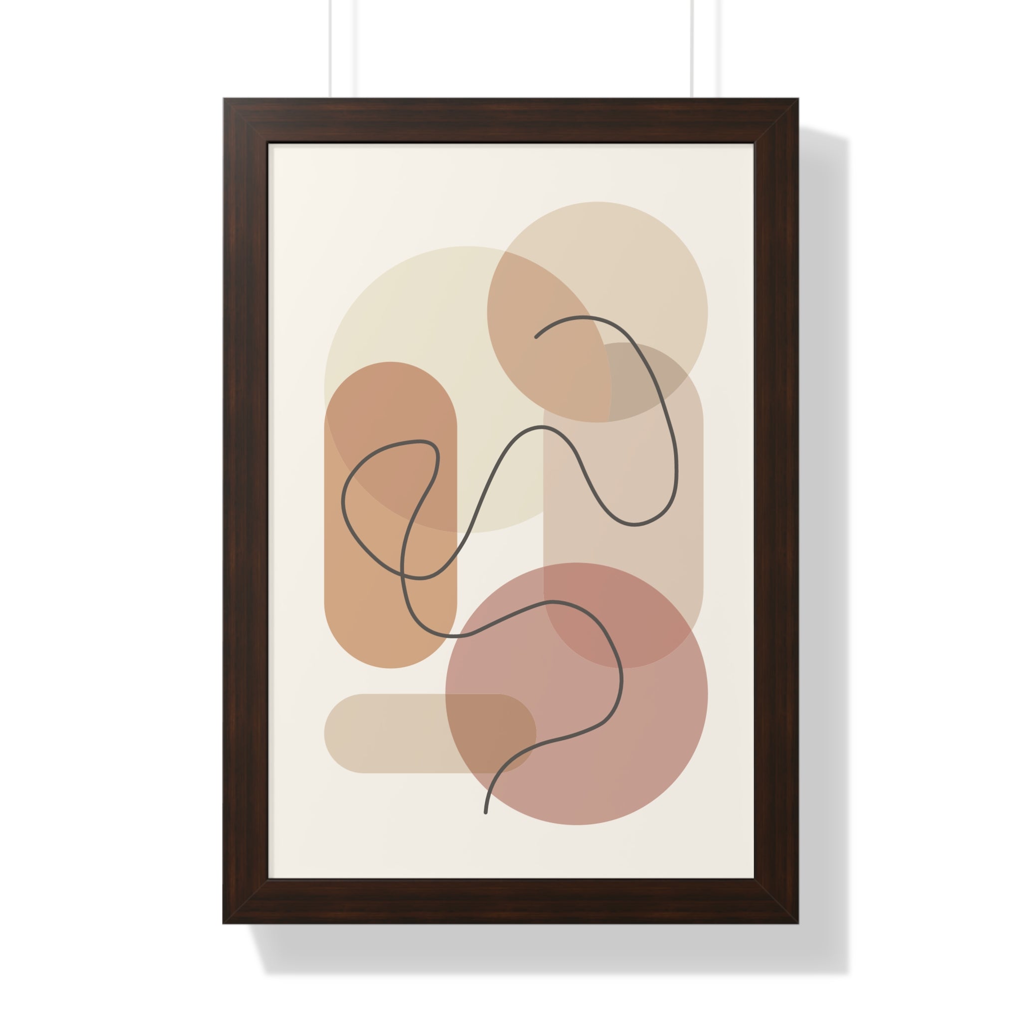 Organic Linescape — Modern Scandinavian Line Art Print