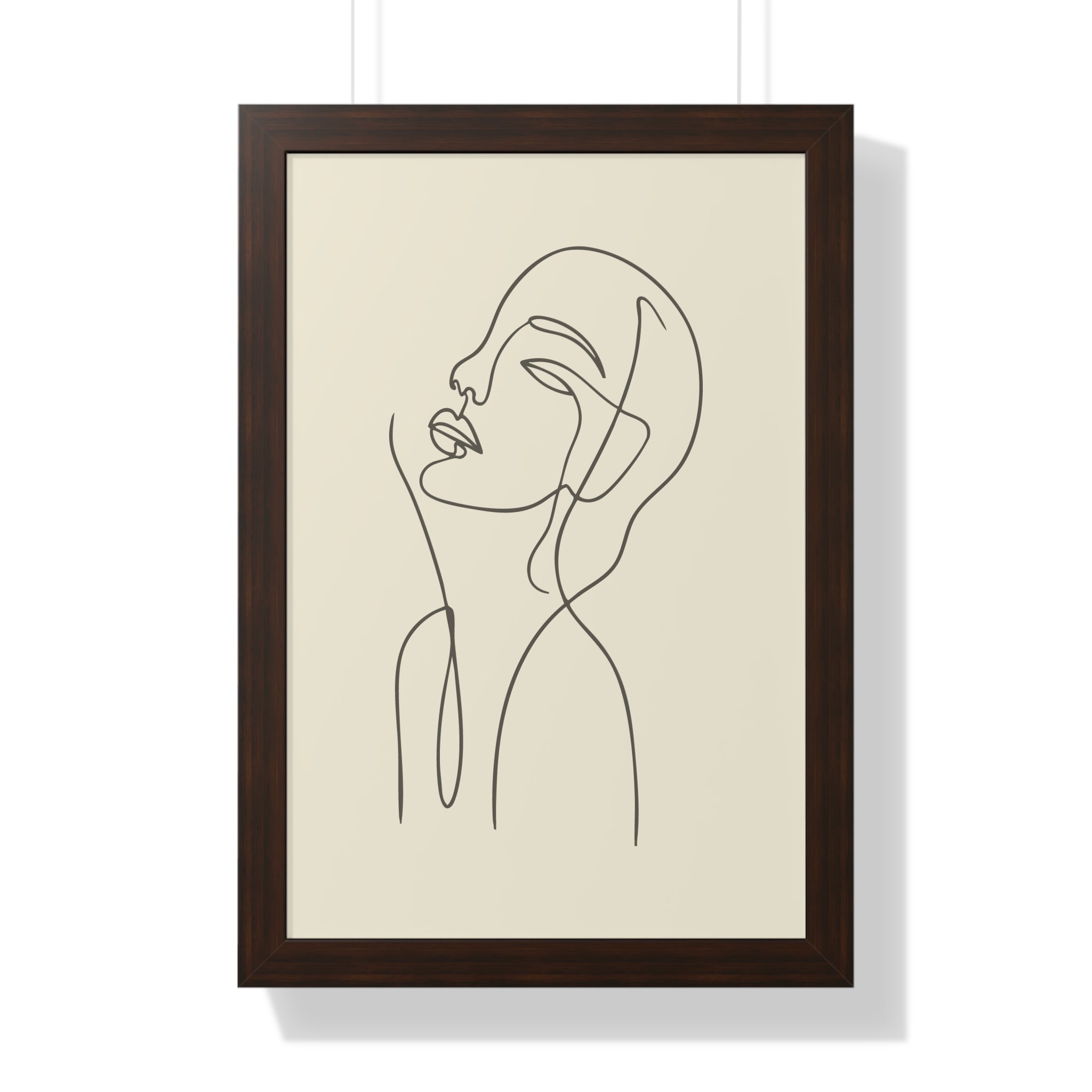 Grace in One Line — Minimalist Feminine Portrait