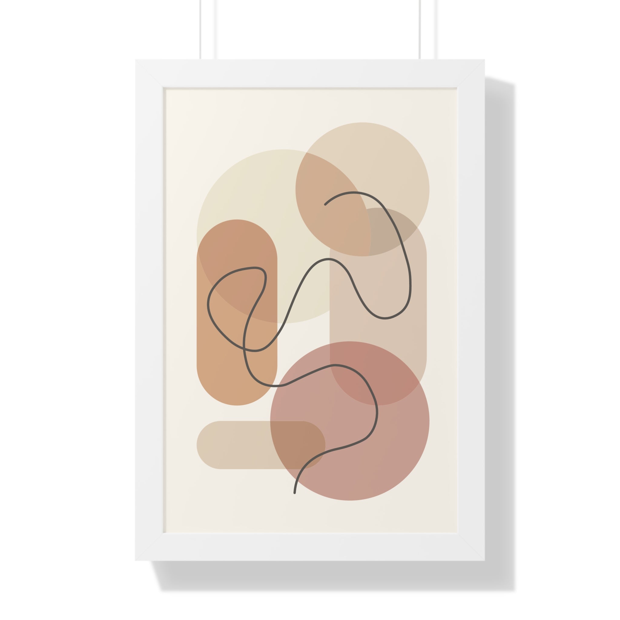 Organic Linescape — Modern Scandinavian Line Art Print