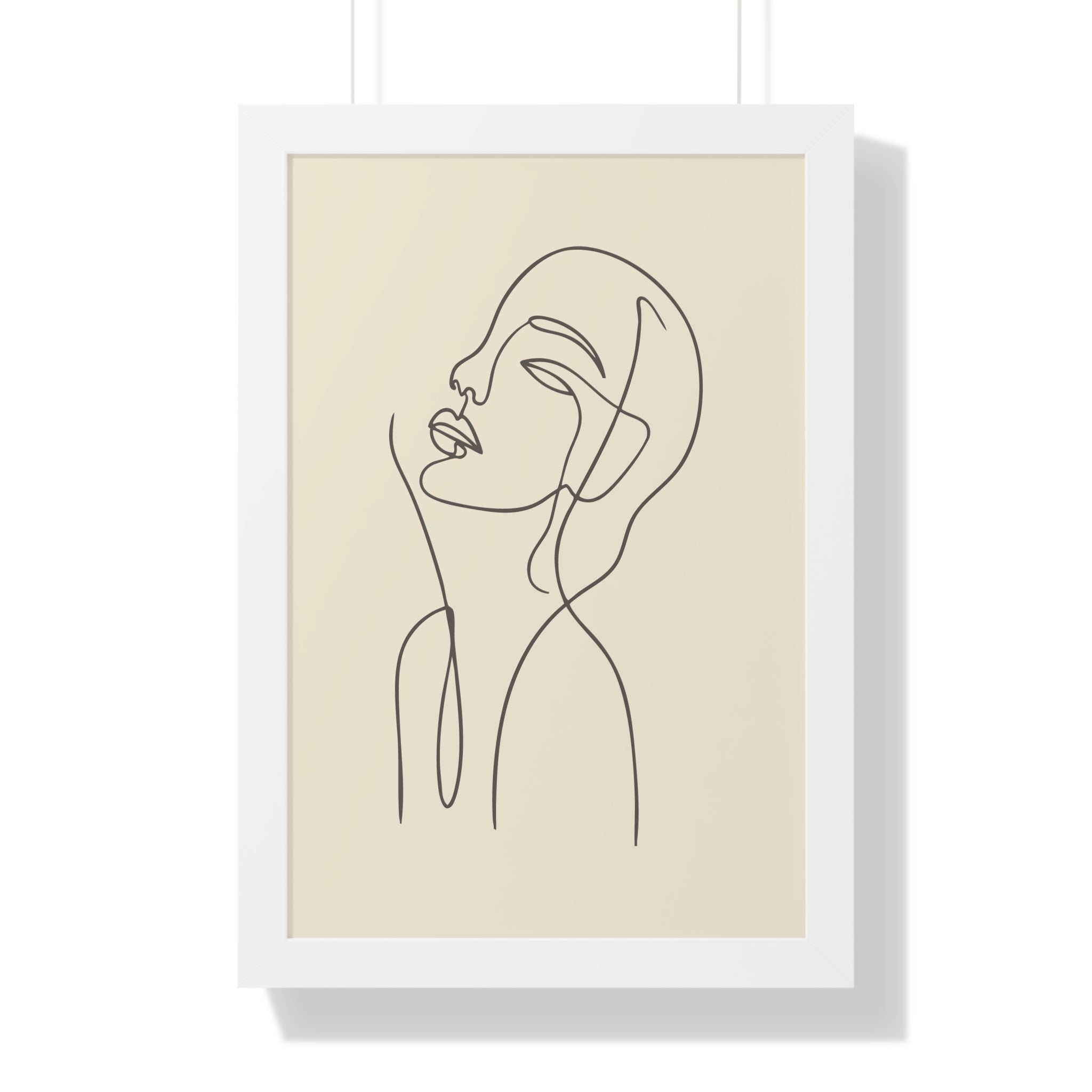 Grace in One Line — Minimalist Feminine Portrait