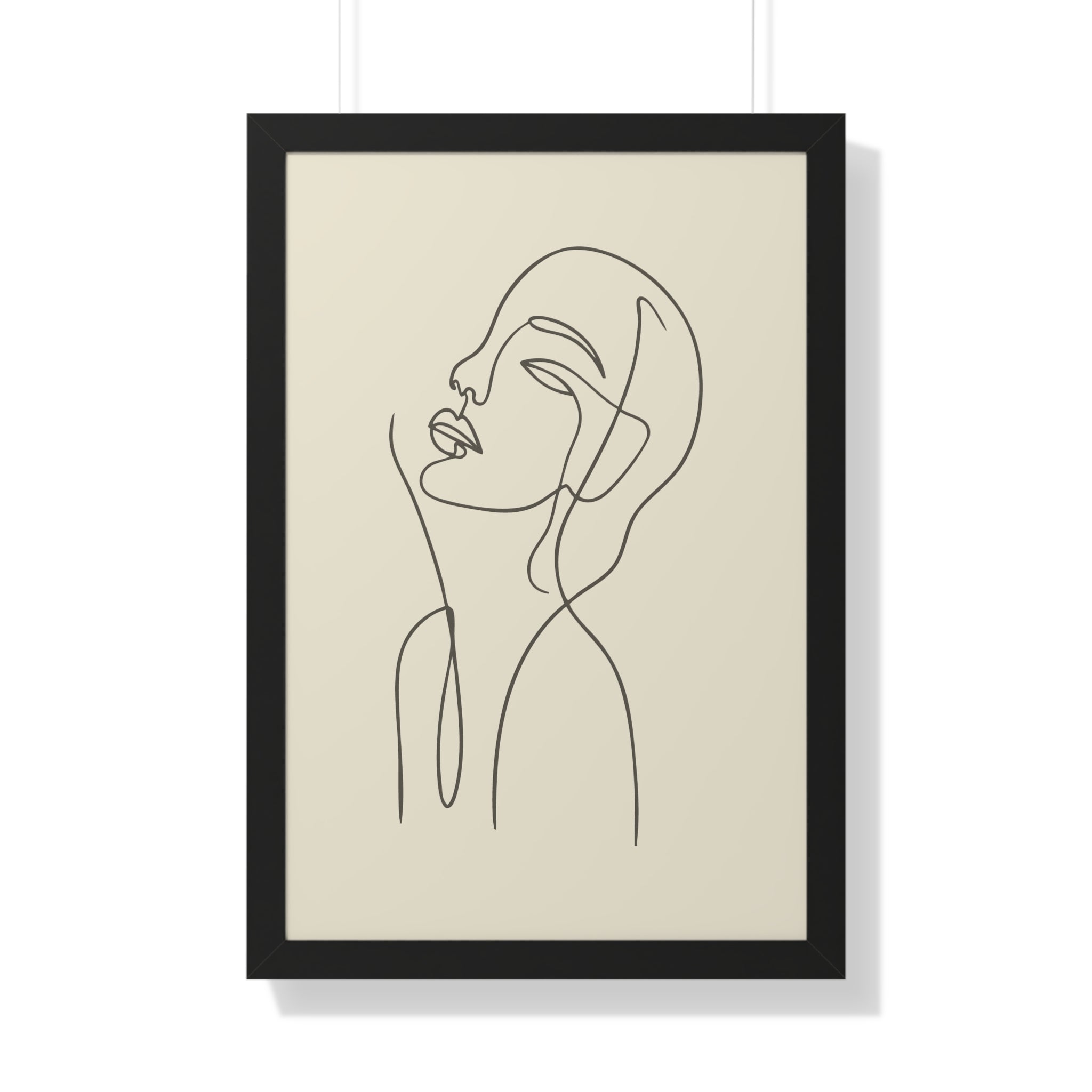 Grace in One Line — Minimalist Feminine Portrait