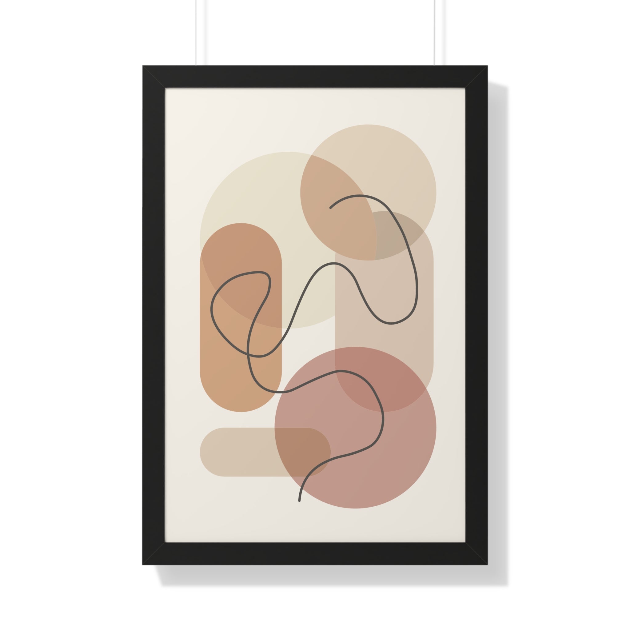 Organic Linescape — Modern Scandinavian Line Art Print