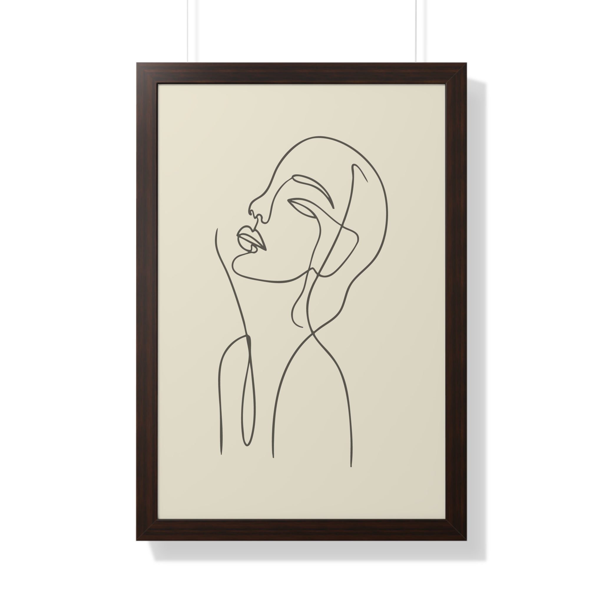 Grace in One Line — Minimalist Feminine Portrait