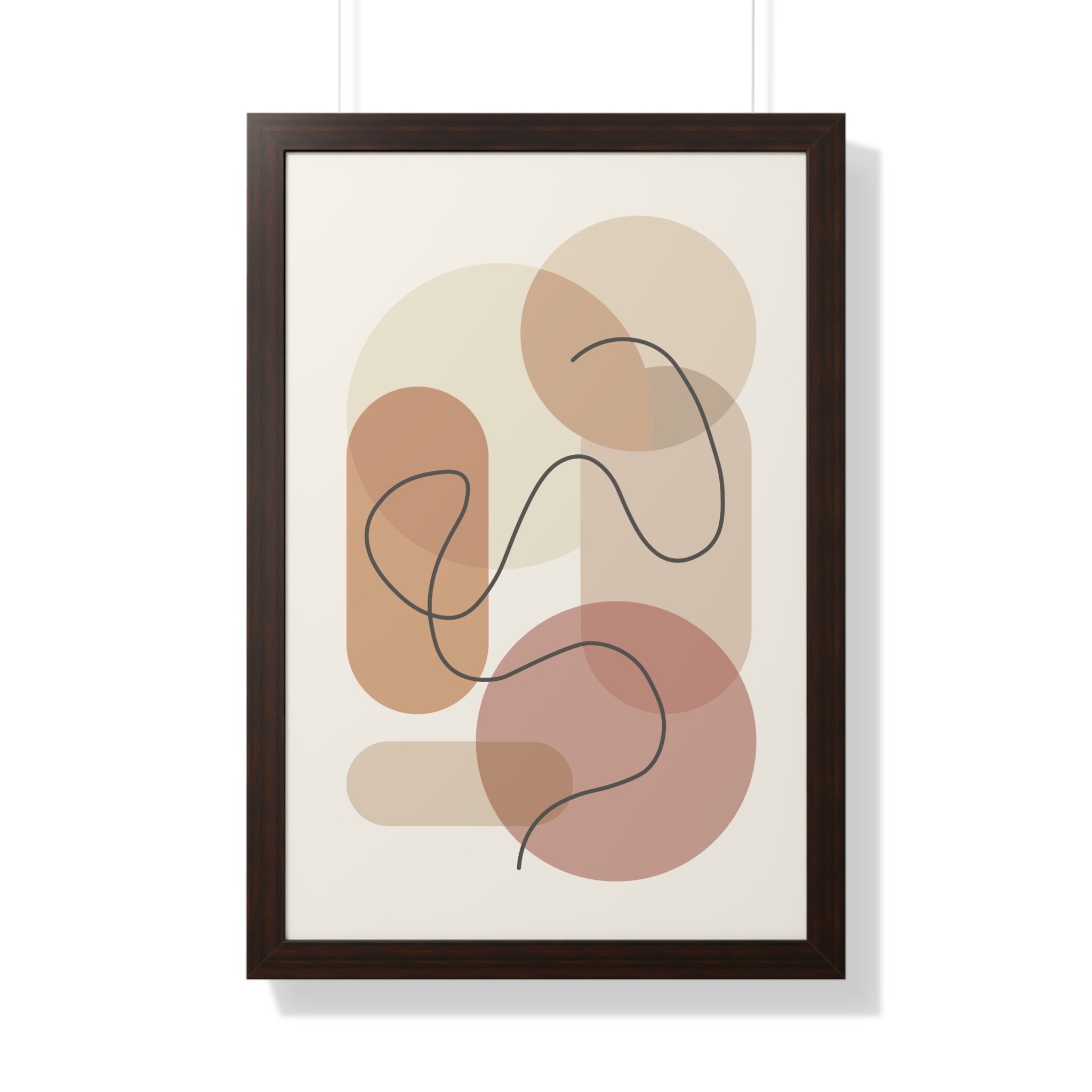 Organic Linescape — Modern Scandinavian Line Art Print