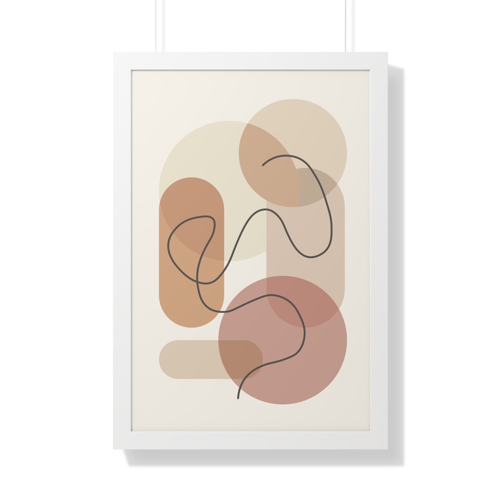 Organic Linescape — Modern Scandinavian Line Art Print